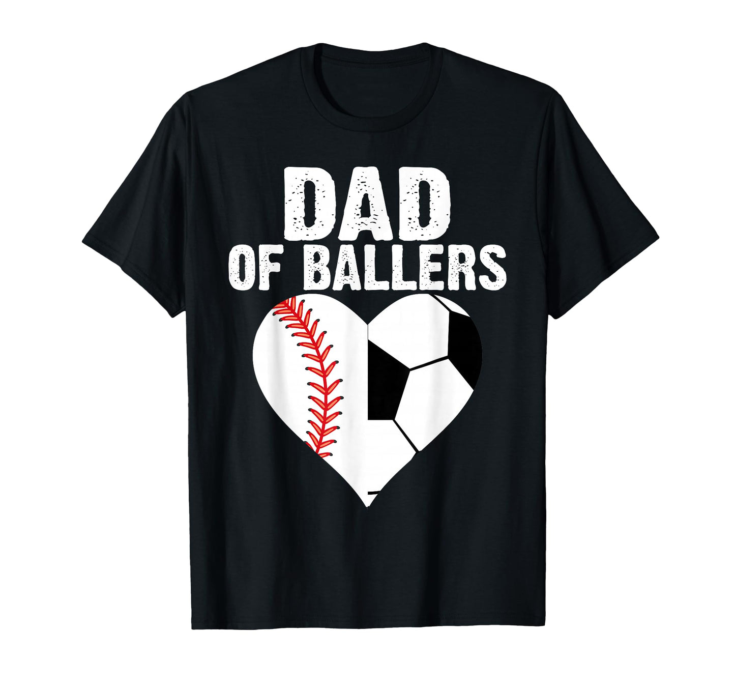 Dad Ballers Father Son Soccer T-Shirt - Fun Novelty Design for Adults - T-Shirt, Sweatshirt, Hoodie