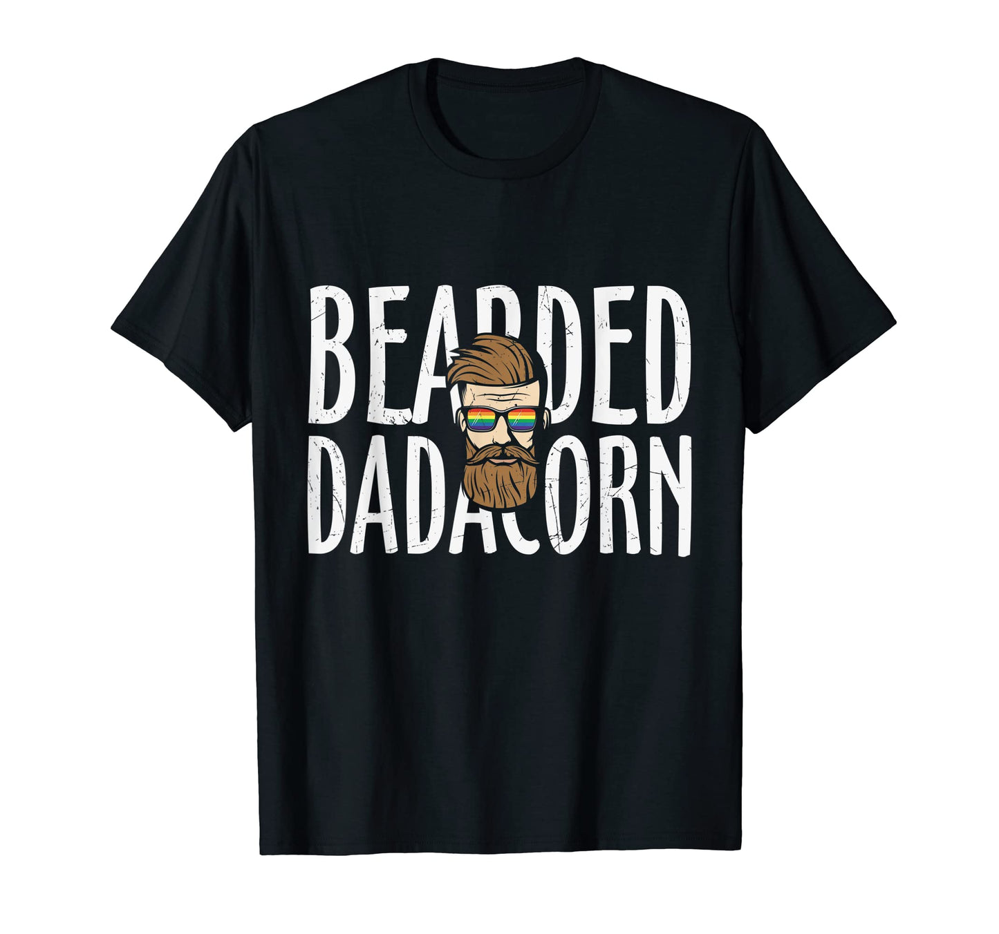 Bearded Dadacorn Dad Unicorn Daughter T-Shirt - Novelty Apparel Men Women - T-Shirt, Sweatshirt, Hoodie