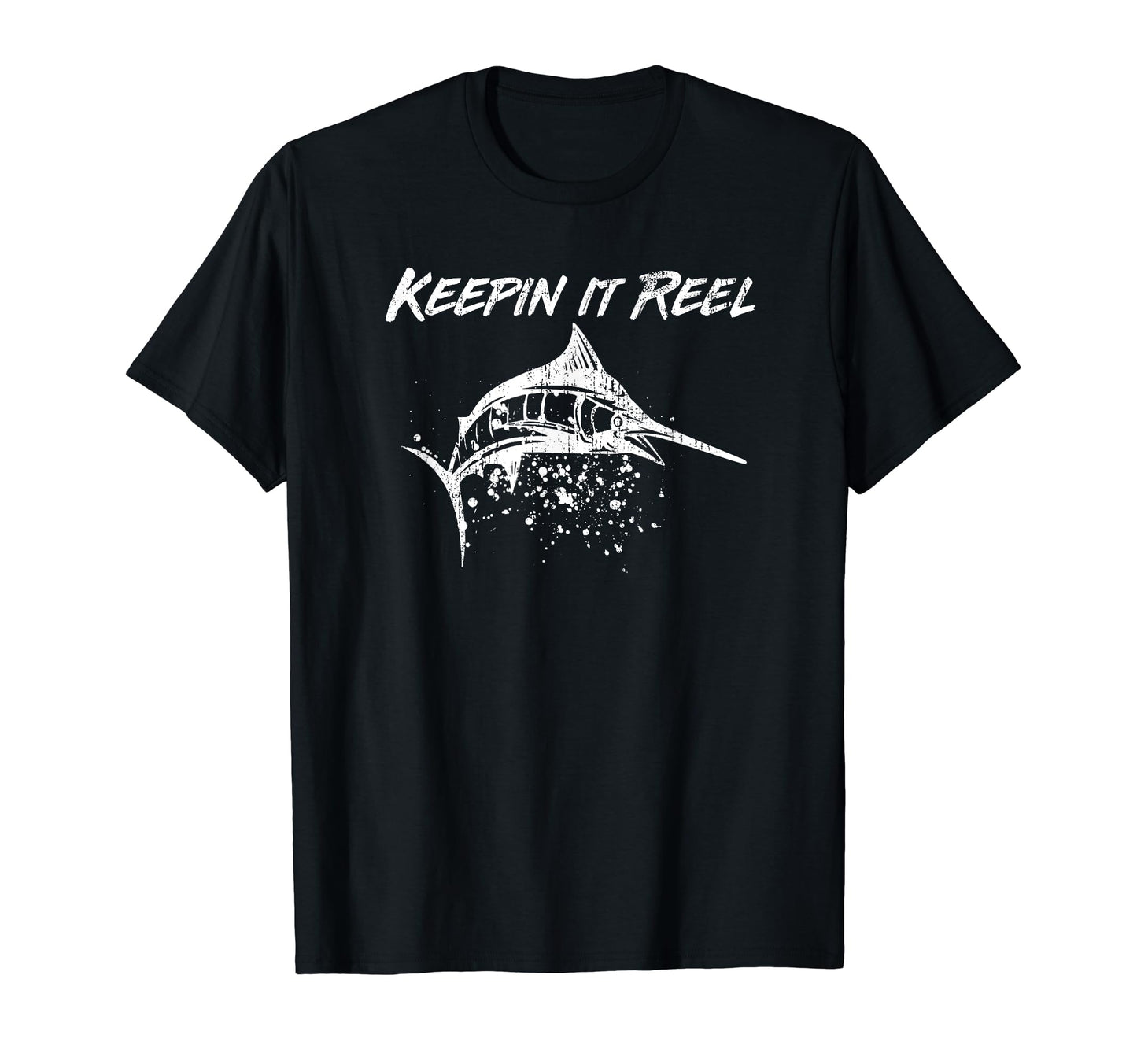 Keepin It Reel Funny Fishing Lover T-Shirt - Minimalist Print Men Women - T-Shirt, Sweatshirt, Hoodie