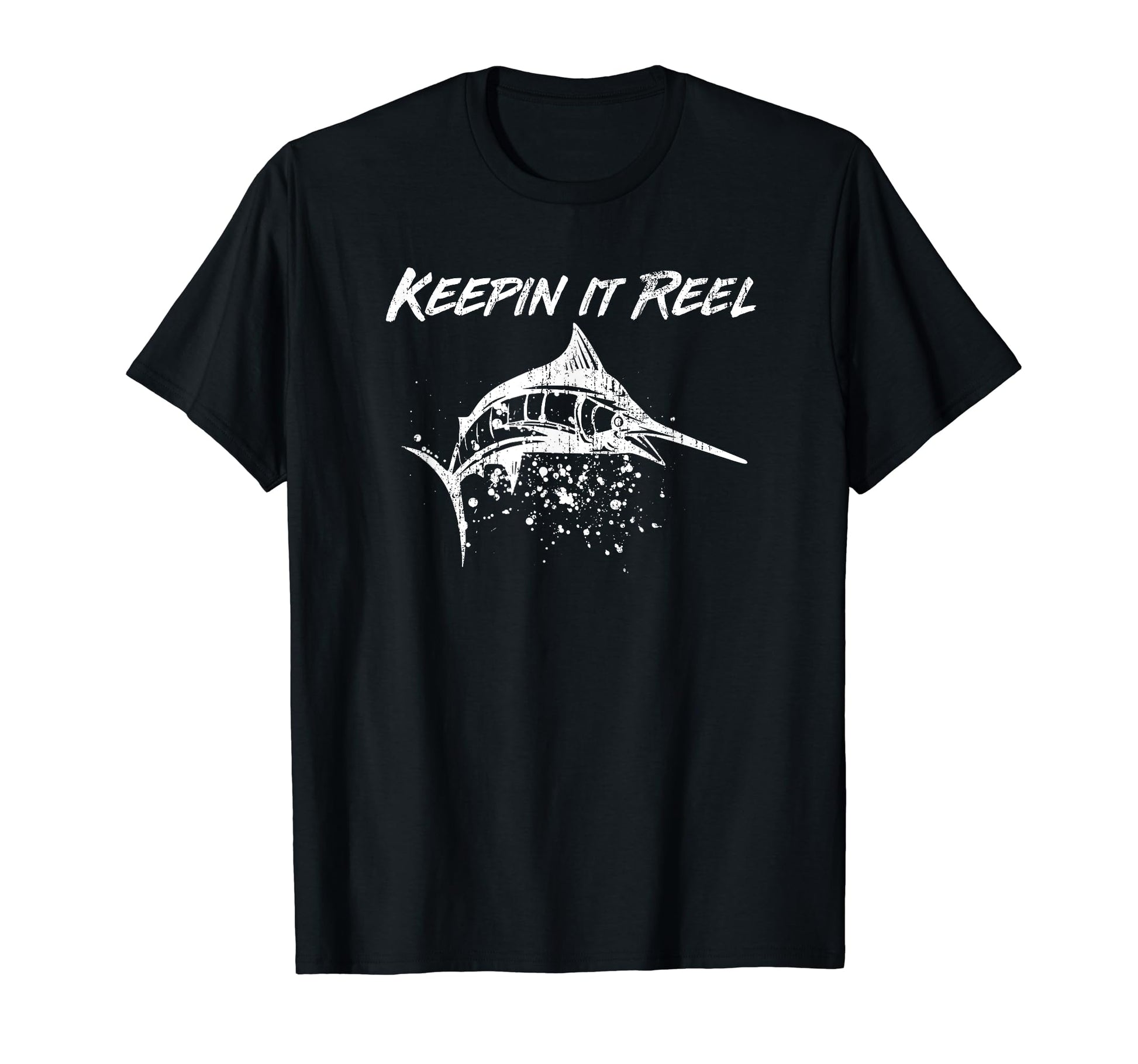 Keepin It Reel Funny Fishing Lover T-Shirt - Minimalist Print Men Women - T-Shirt, Sweatshirt, Hoodie
