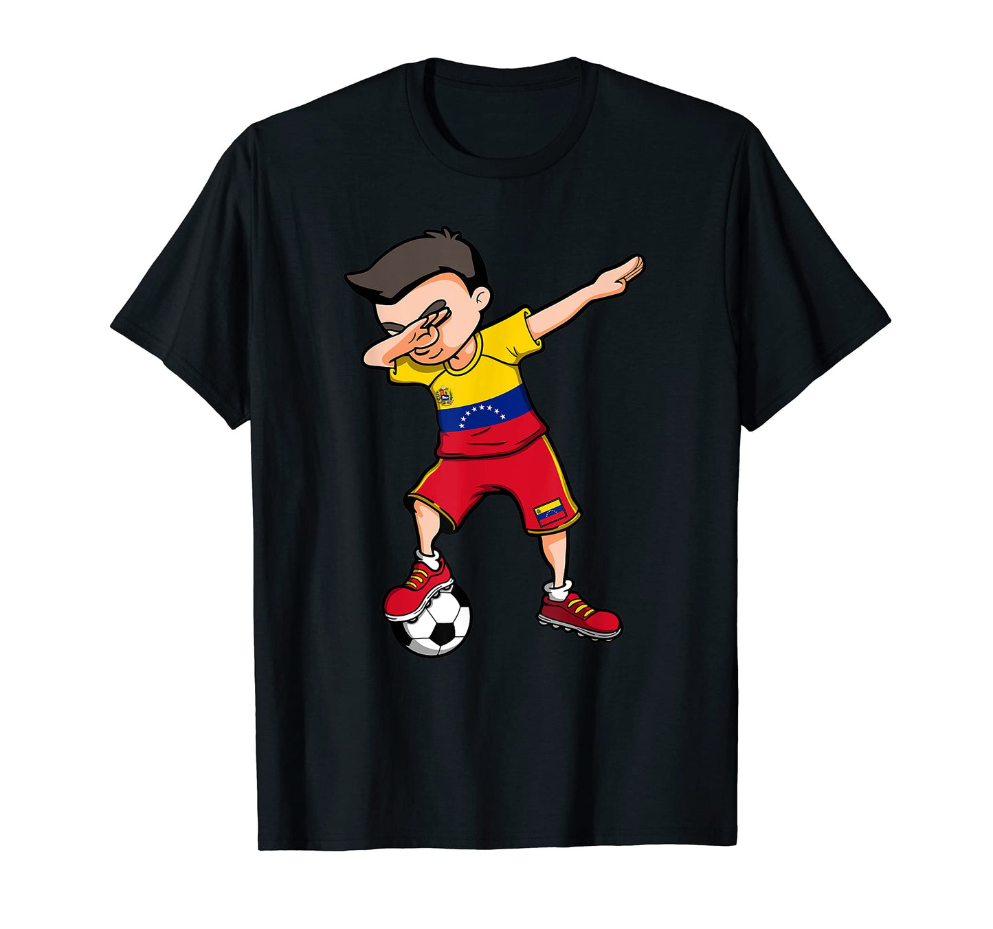 Dabbing Soccer Venezuela Football T-Shirt - Streetwear Style Men Women - T-Shirt, Sweatshirt, Hoodie