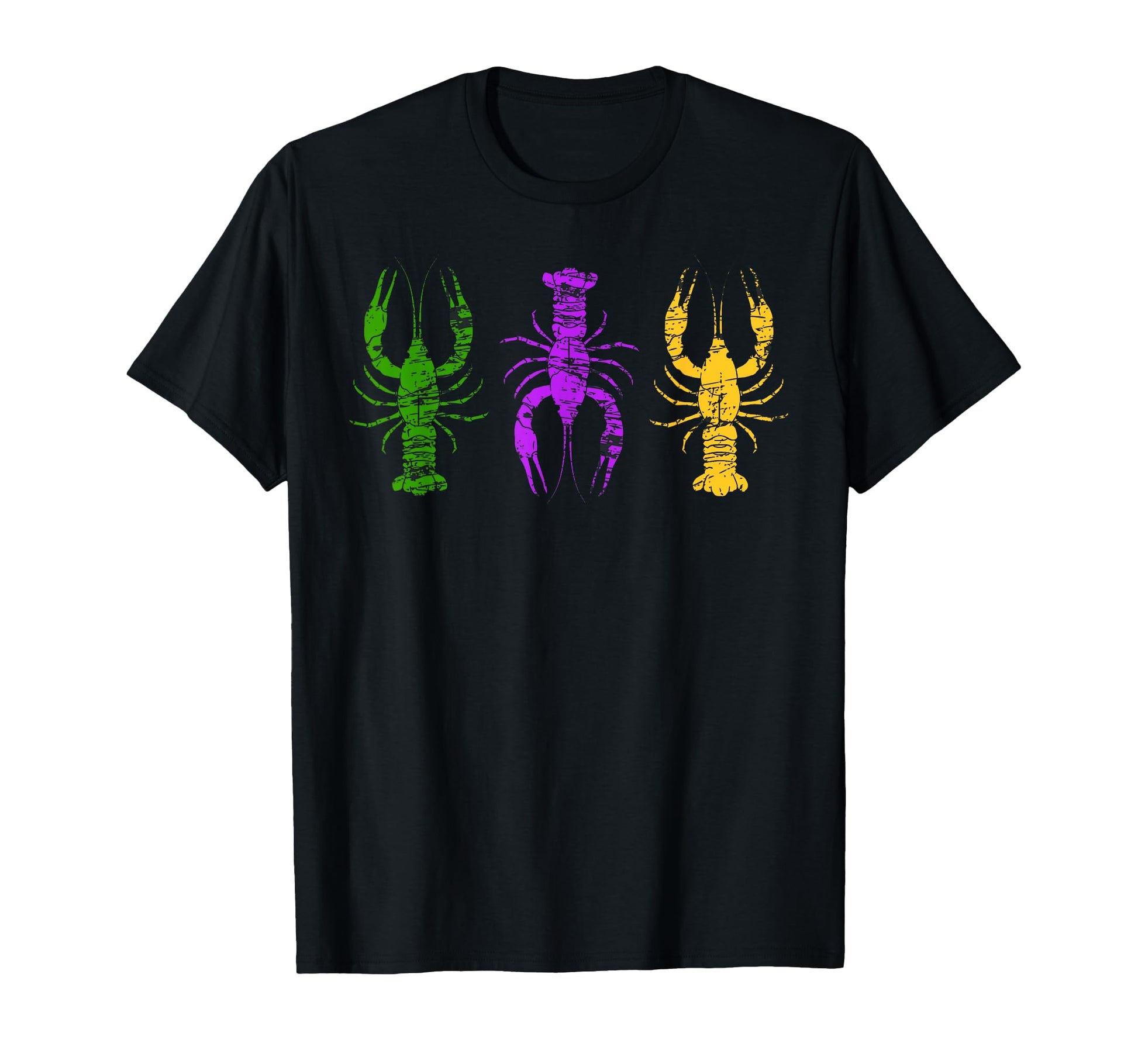 Mardi Gras Crawfish Jester Hat Bead New T-Shirt - Custom Art Print Unisex - T-Shirt, Sweatshirt, Hoodie