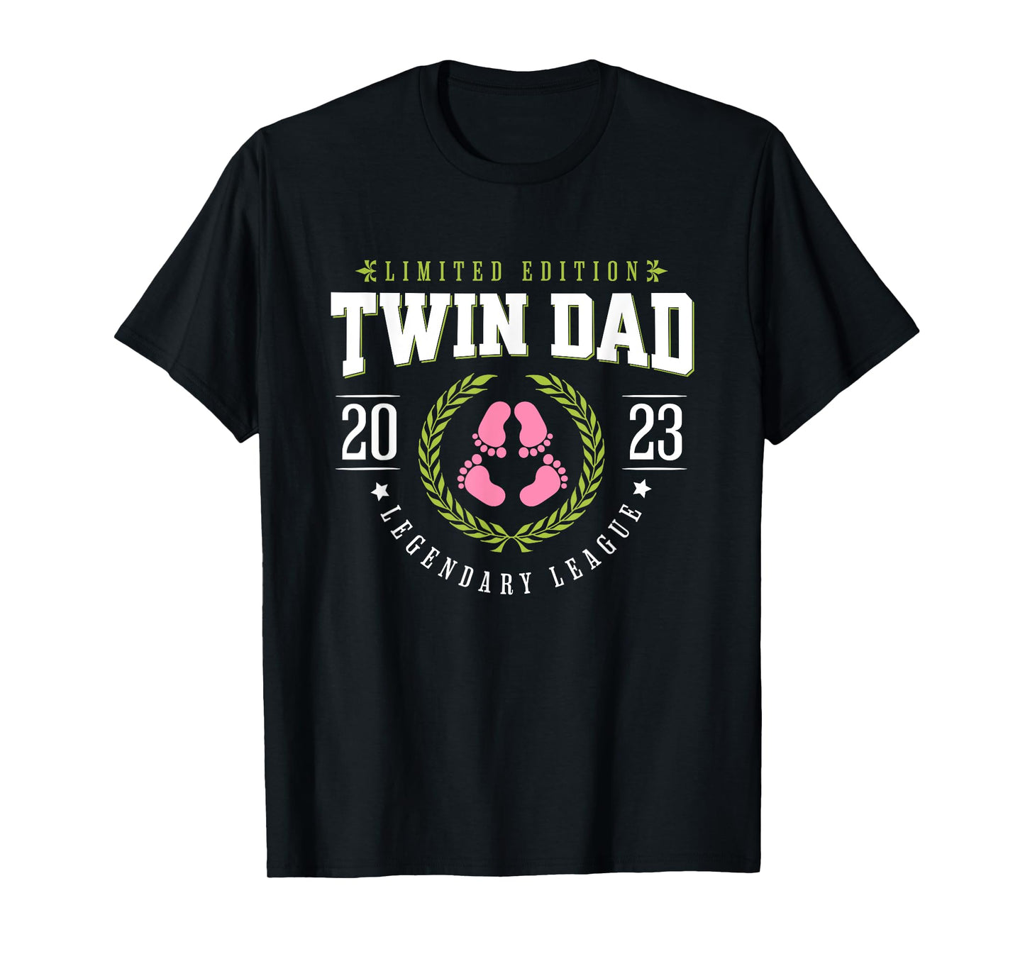 Twin Dad Est 2023 Twin Dad To Be Gifts New T-Shirt - Trendy Graphic Unisex - T-Shirt, Sweatshirt, Hoodie
