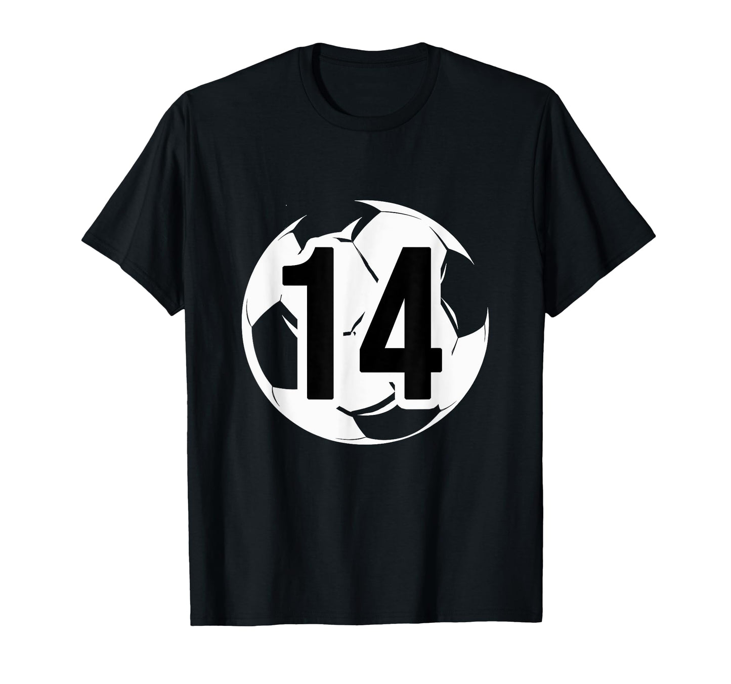 14 Soccer Birthday Gift Soccer Fan Sports T-Shirt - Trendy Graphic Unisex - T-Shirt, Sweatshirt, Hoodie