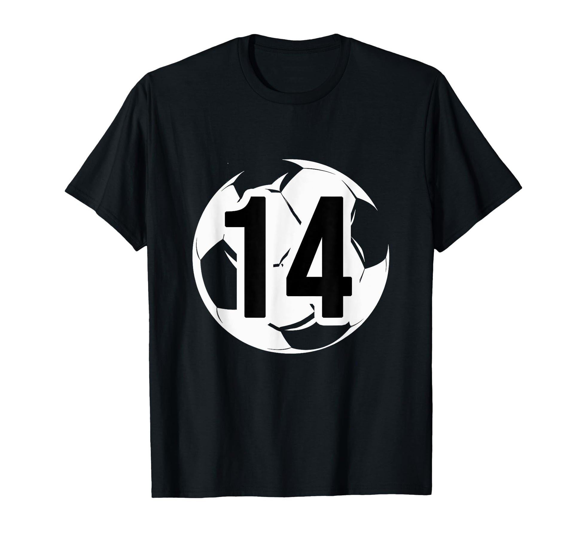 14 Soccer Birthday Gift Soccer Fan Sports T-Shirt - Trendy Graphic Unisex - T-Shirt, Sweatshirt, Hoodie