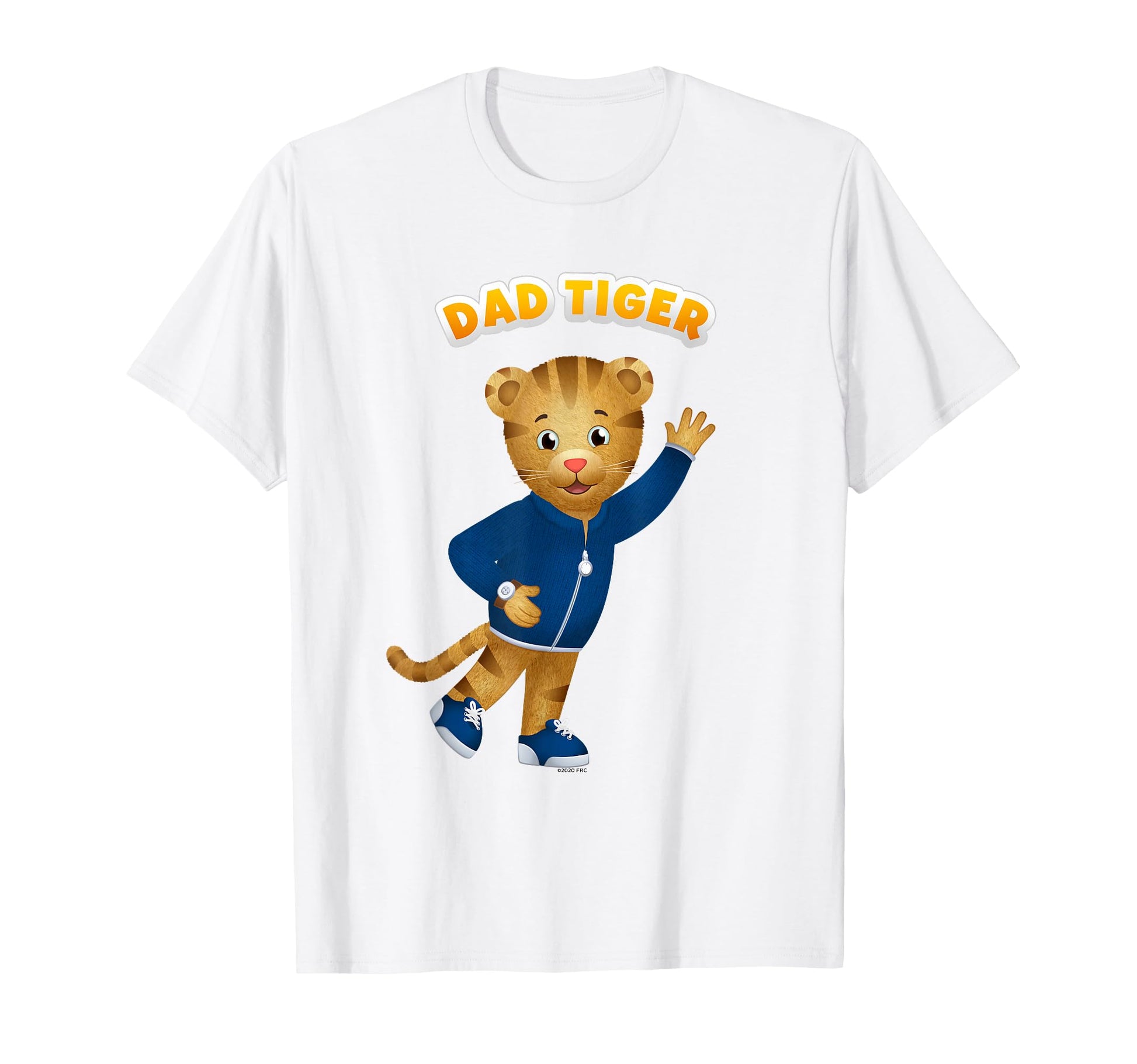 Daniel Tigers Neighborhood Dad Tiger T-Shirt - Novelty Apparel for Adults - T-Shirt, Sweatshirt, Hoodie