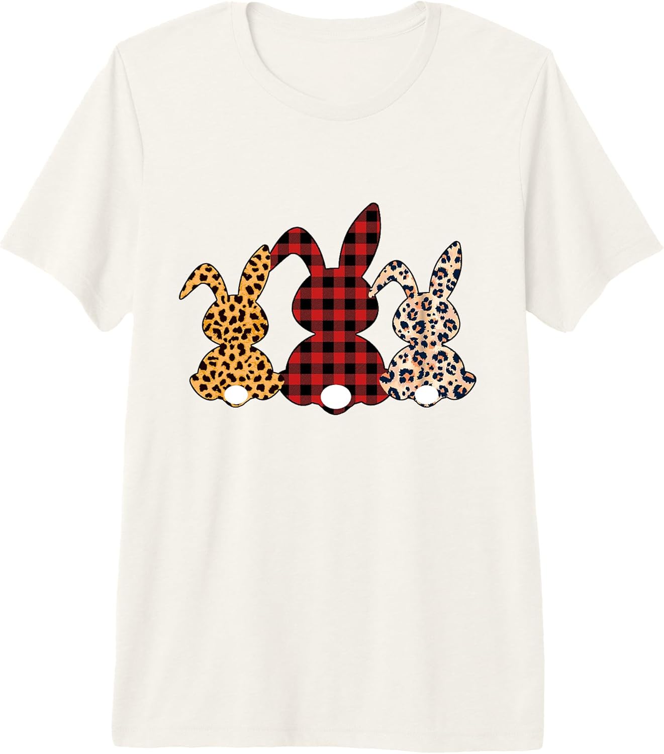 Bunny Buffalo Leopard Plaid Happy Easter Day 2026 Unisex T-shirt, Sweatshirt, Hoodie, Long Sleeve Tee - T-Shirt, Sweatshirt, Hoodie