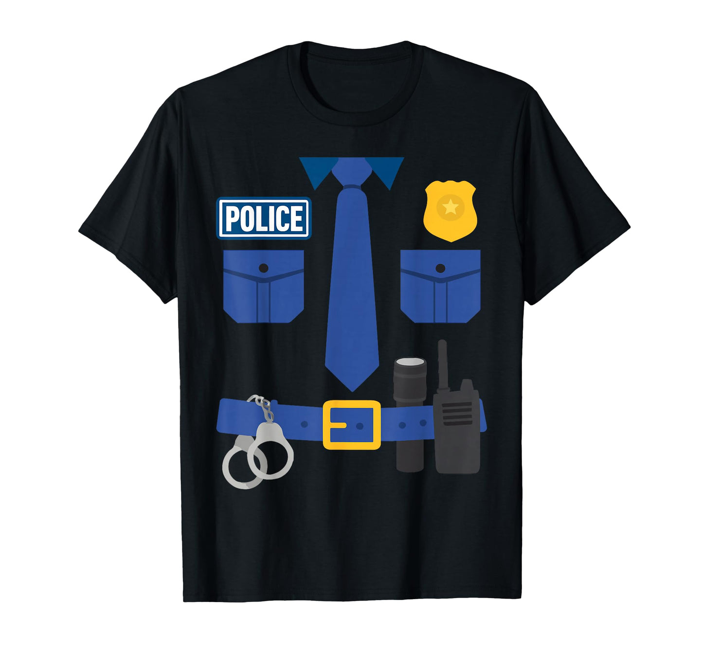 Funny Police Policeman Uniform Officer T-Shirt - Streetwear Style Unisex - T-Shirt, Sweatshirt, Hoodie