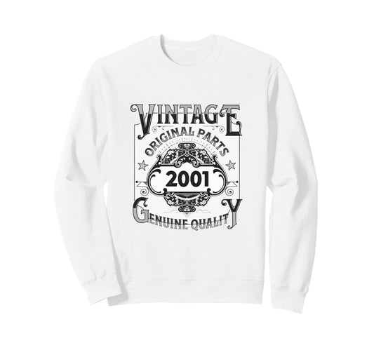 2001 Bday 2001 Birthday Sweatshirt - Novelty Apparel Unisex - T-Shirt, Sweatshirt, Hoodie