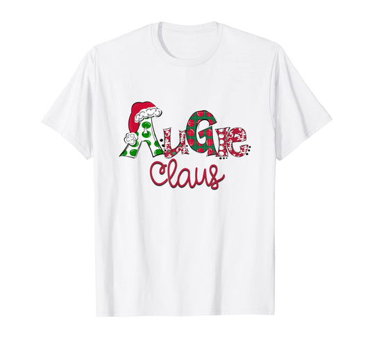 Augie Claus Pajama Suit Santa Hat X T-Shirt - Minimalist Print Men Women - T-Shirt, Sweatshirt, Hoodie