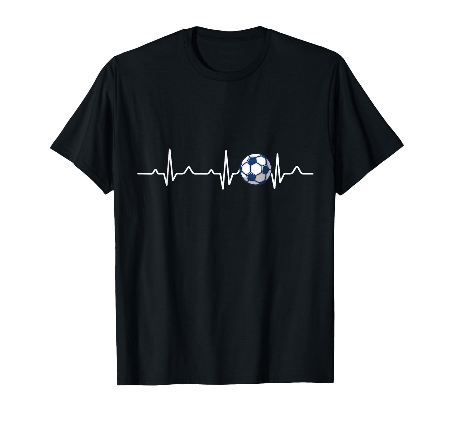 Heartbeat Soccer Lover Gift T-Shirt - Casual Everyday Wear for Adults - T-Shirt, Sweatshirt, Hoodie