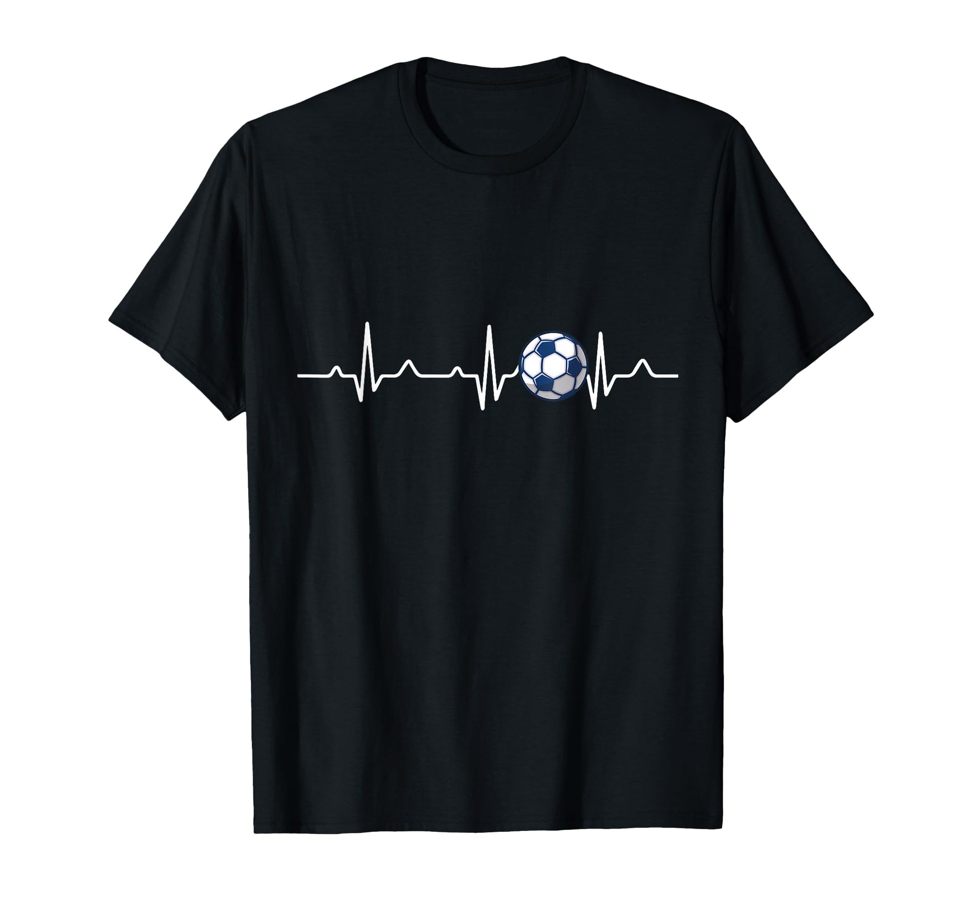 Heartbeat Soccer Lover Gift T-Shirt - Casual Everyday Wear for Adults - T-Shirt, Sweatshirt, Hoodie