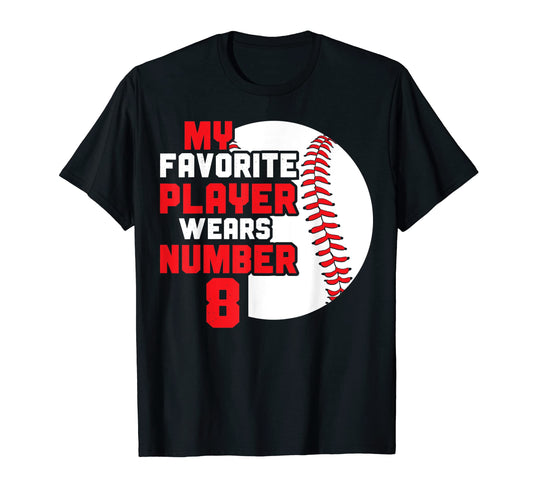 Baseball Mom Dad Favorite Baseball Player T-Shirt - Trendy Graphic Unisex - T-Shirt, Sweatshirt, Hoodie