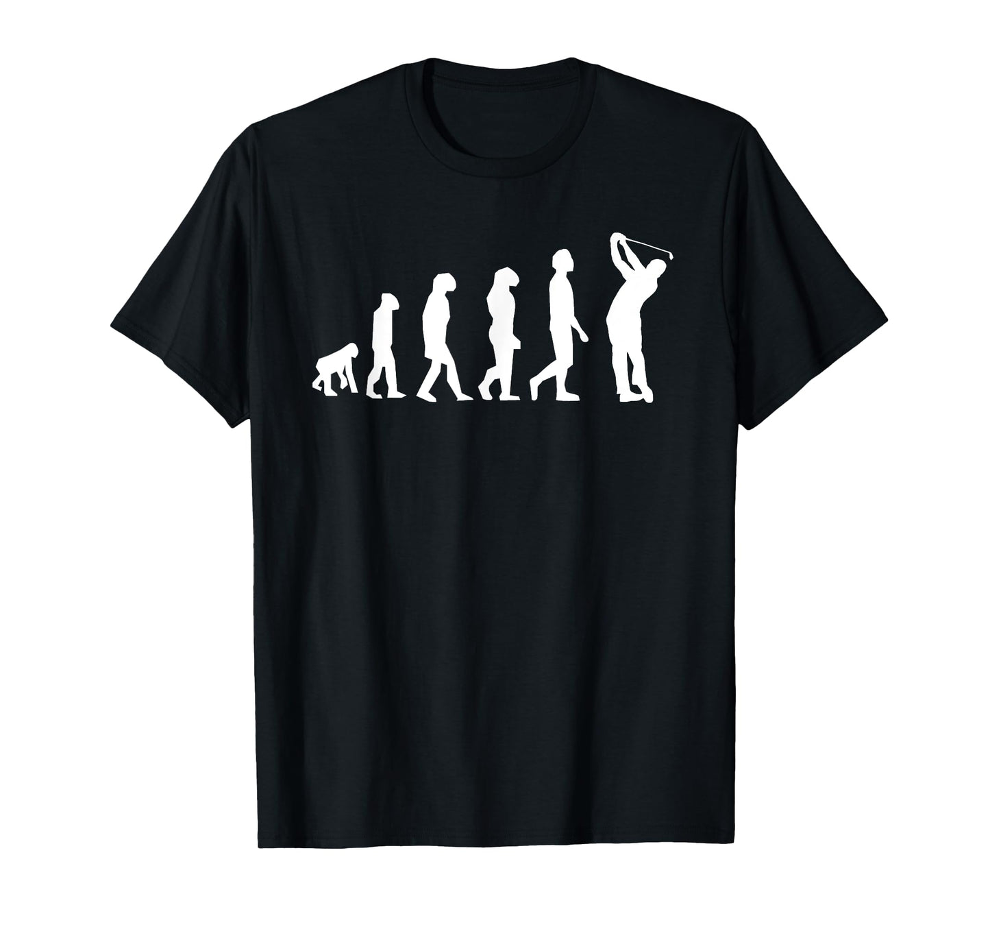 Evolution Golfer Funny Golf Golfing T-Shirt - Custom Art Print Men Women - T-Shirt, Sweatshirt, Hoodie
