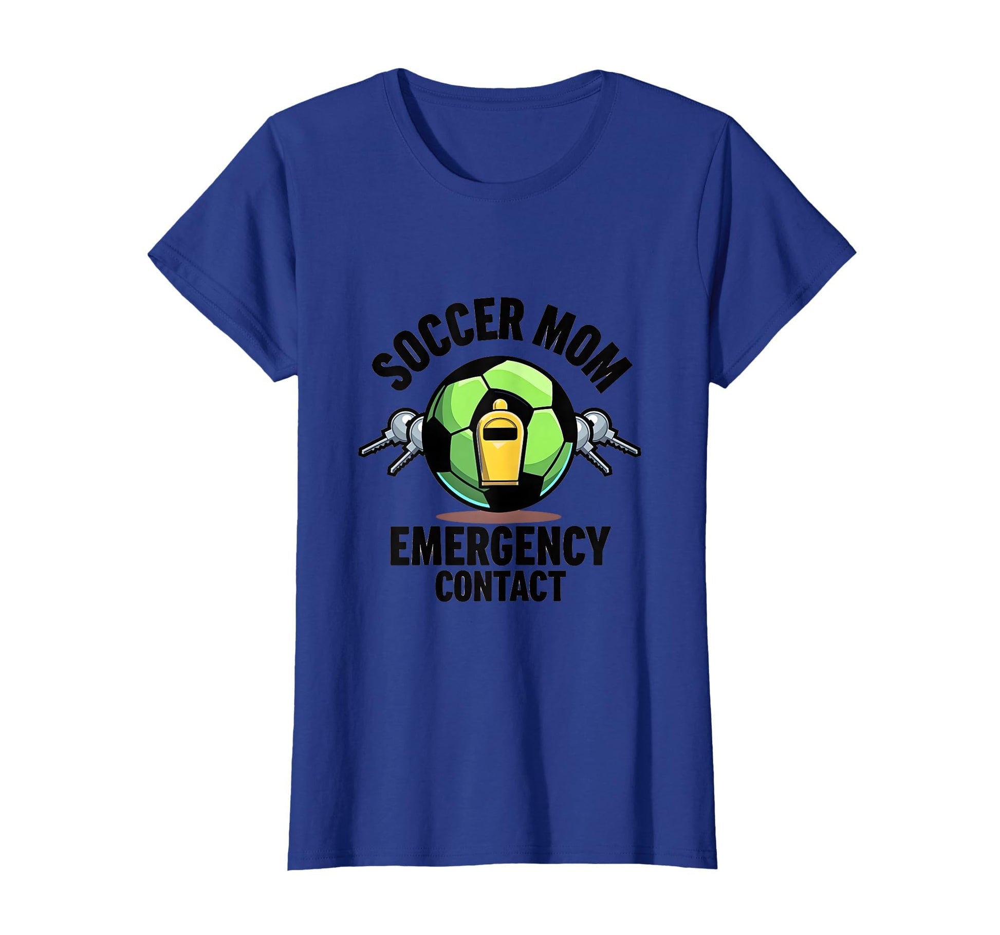 Soccer Mom Emergency Contact T-Shirt - Minimalist Print Men Women - T-Shirt, Sweatshirt, Hoodie