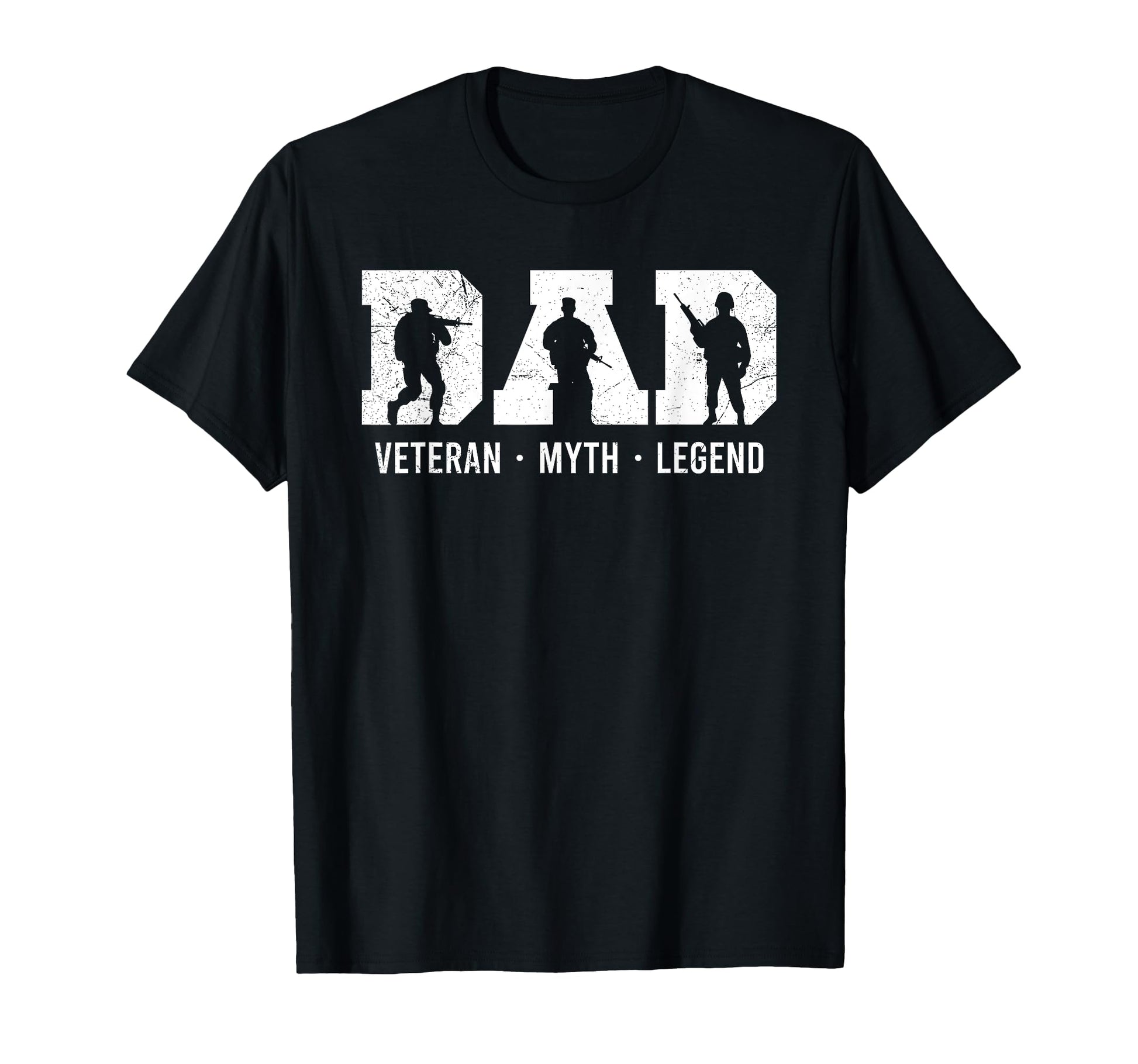 Mens Dad Veteran Myth Legend Funny T-Shirt - Novelty Apparel Men Women - T-Shirt, Sweatshirt, Hoodie