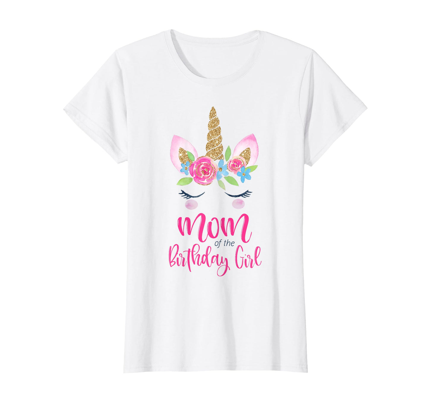 Unicorn Mom Birthday Matching Party T-Shirt - Custom Art Print for Adults - T-Shirt, Sweatshirt, Hoodie