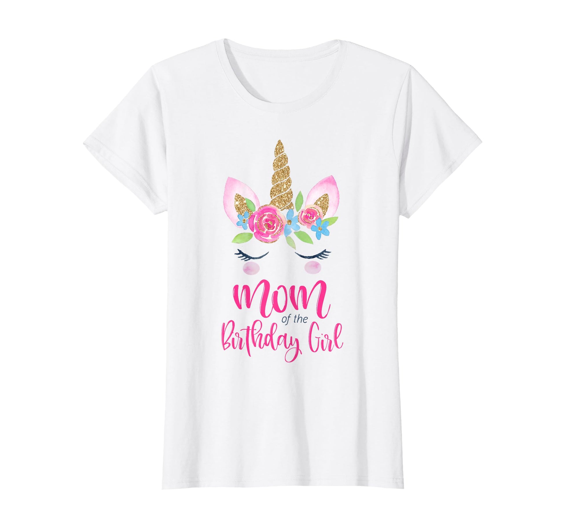 Unicorn Mom Birthday Matching Party T-Shirt - Custom Art Print for Adults - T-Shirt, Sweatshirt, Hoodie