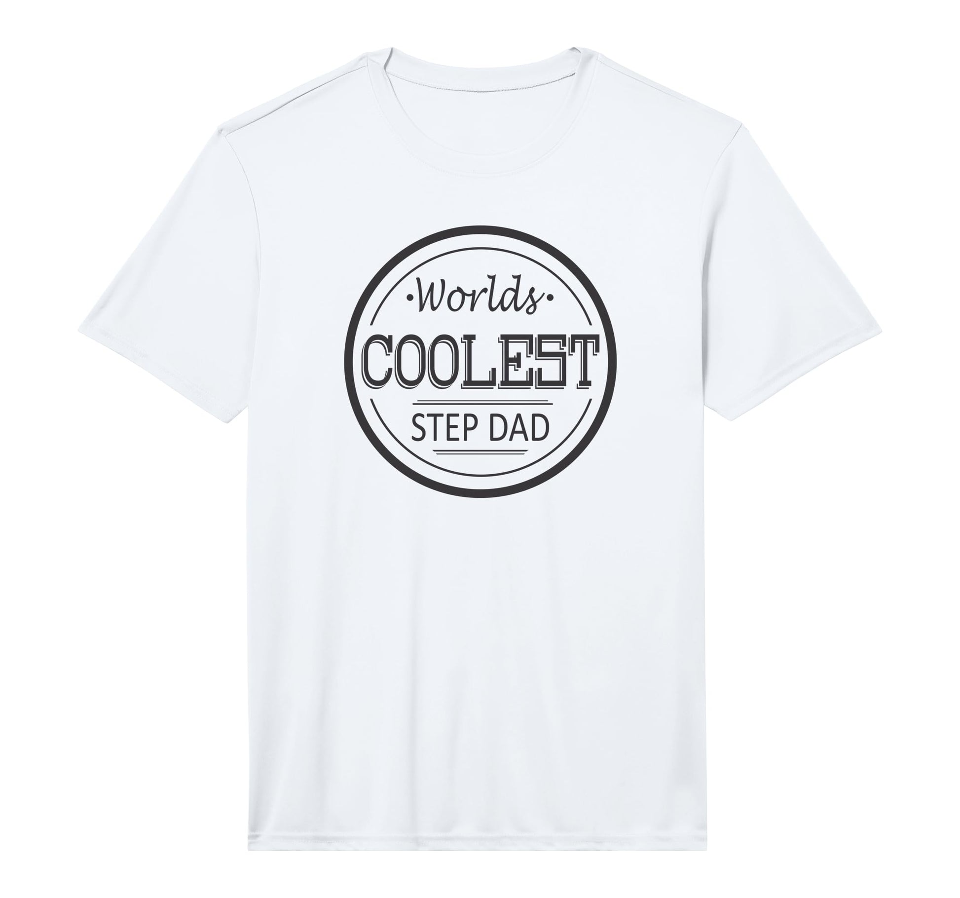 Mens Worlds Coolest Step Dad Fun T-Shirt - Aesthetic Graphic Men Women - T-Shirt, Sweatshirt, Hoodie