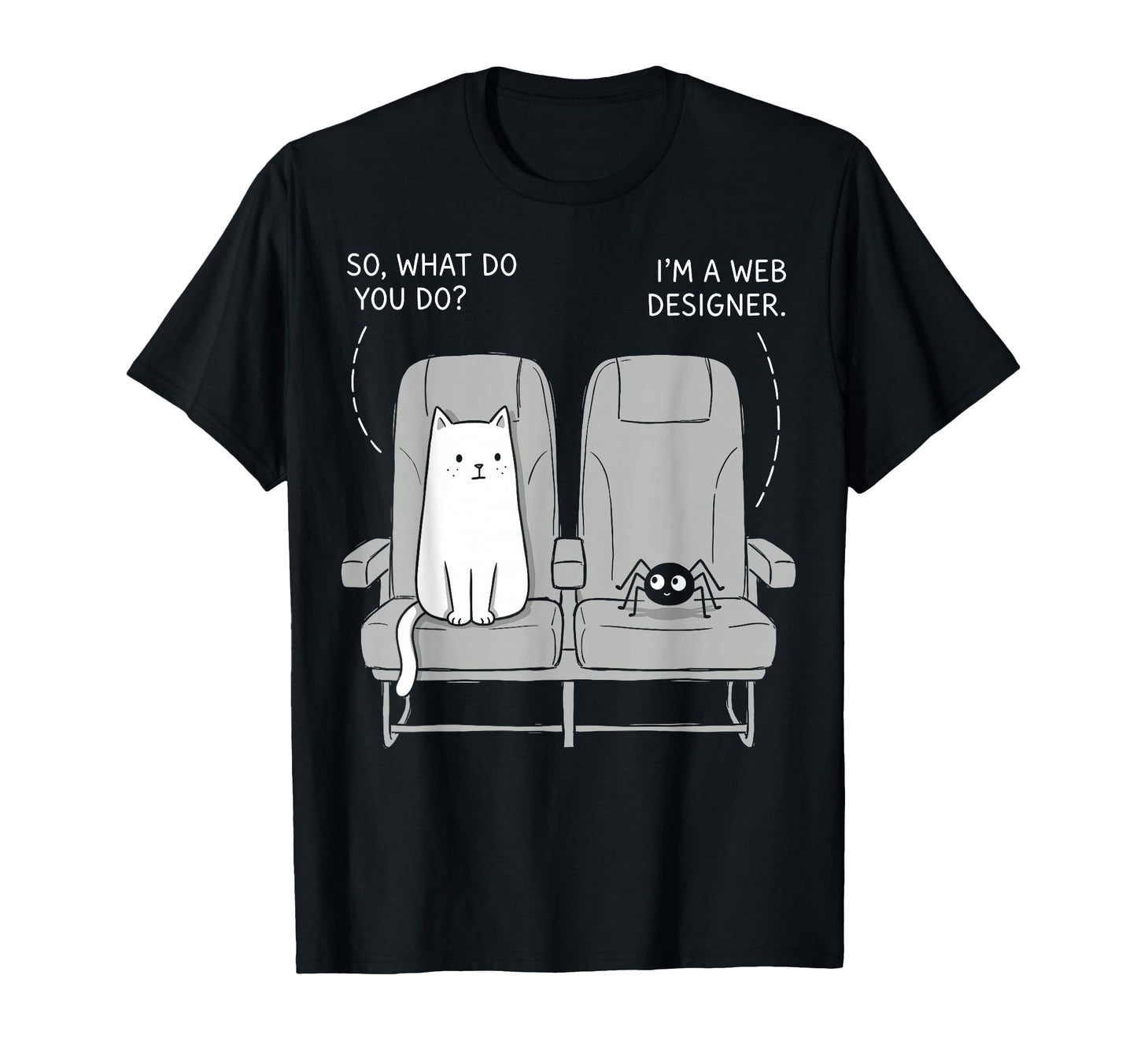 Cat Got Window Seat Funny Dad Jokes T-Shirt - Novelty Apparel Men Women - T-Shirt, Sweatshirt, Hoodie