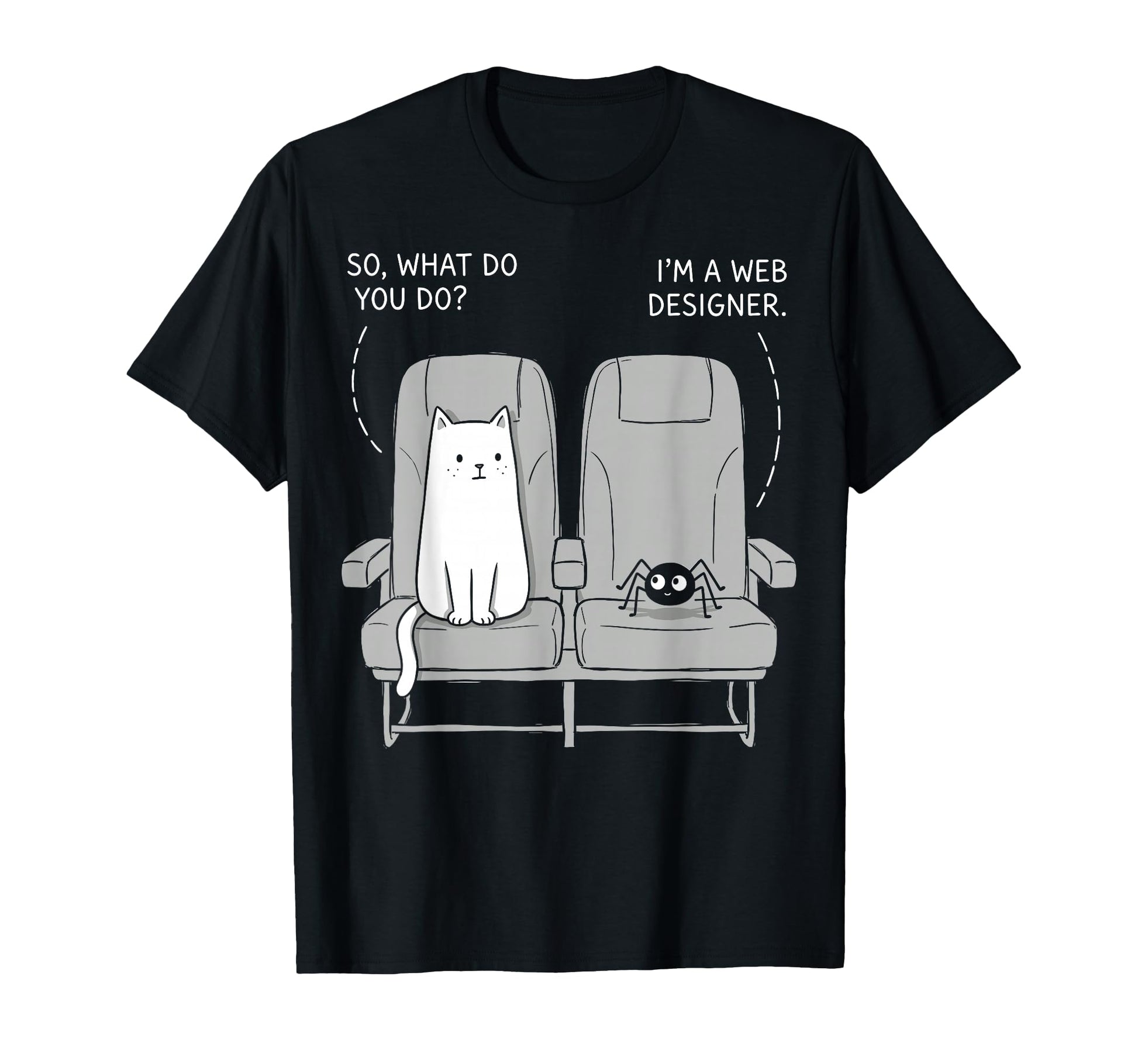 Cat Got Window Seat Funny Dad Jokes T-Shirt - Novelty Apparel Men Women - T-Shirt, Sweatshirt, Hoodie