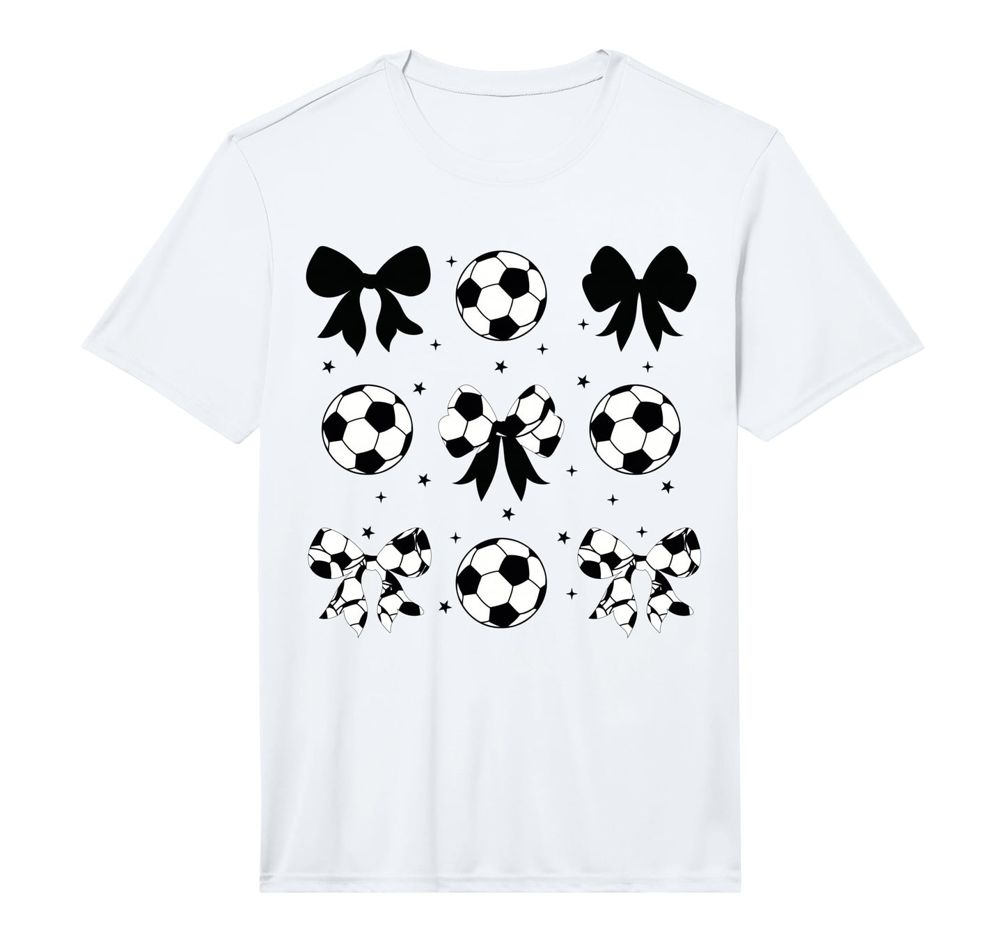 Coquette Football Bow Cheer Soccer T-Shirt - Fun Novelty Design Men Women - T-Shirt, Sweatshirt, Hoodie