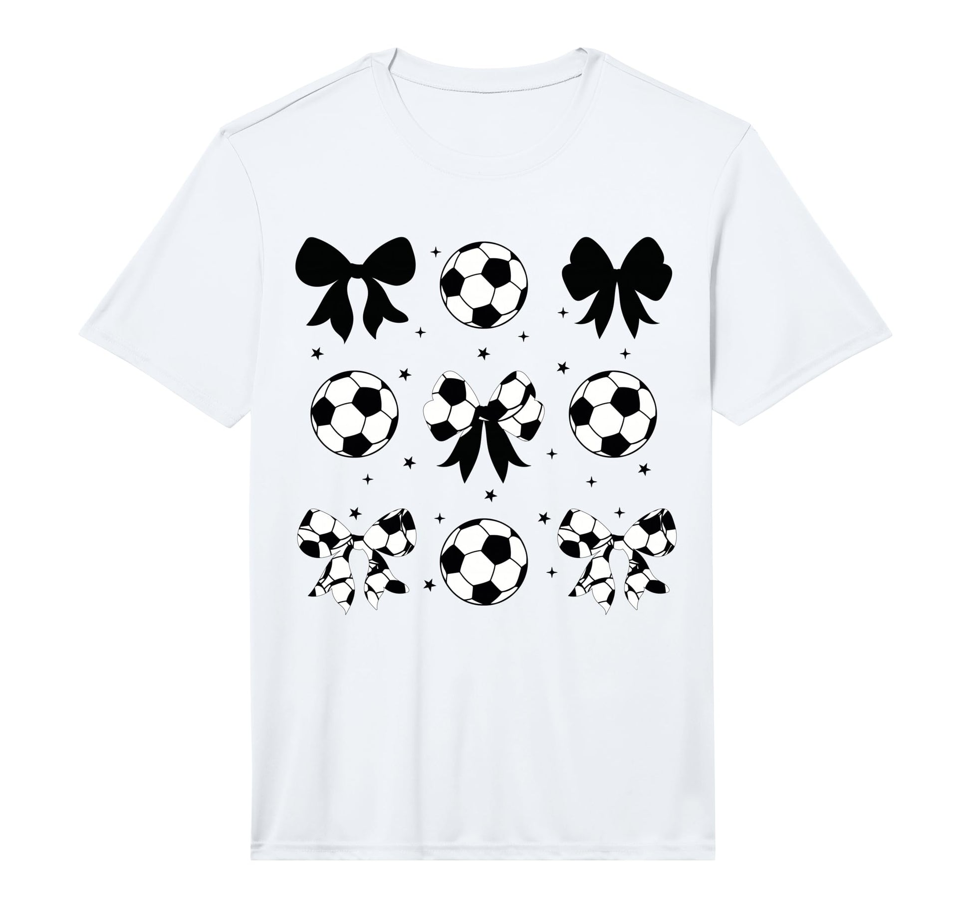 Coquette Football Bow Cheer Soccer T-Shirt - Fun Novelty Design Men Women - T-Shirt, Sweatshirt, Hoodie