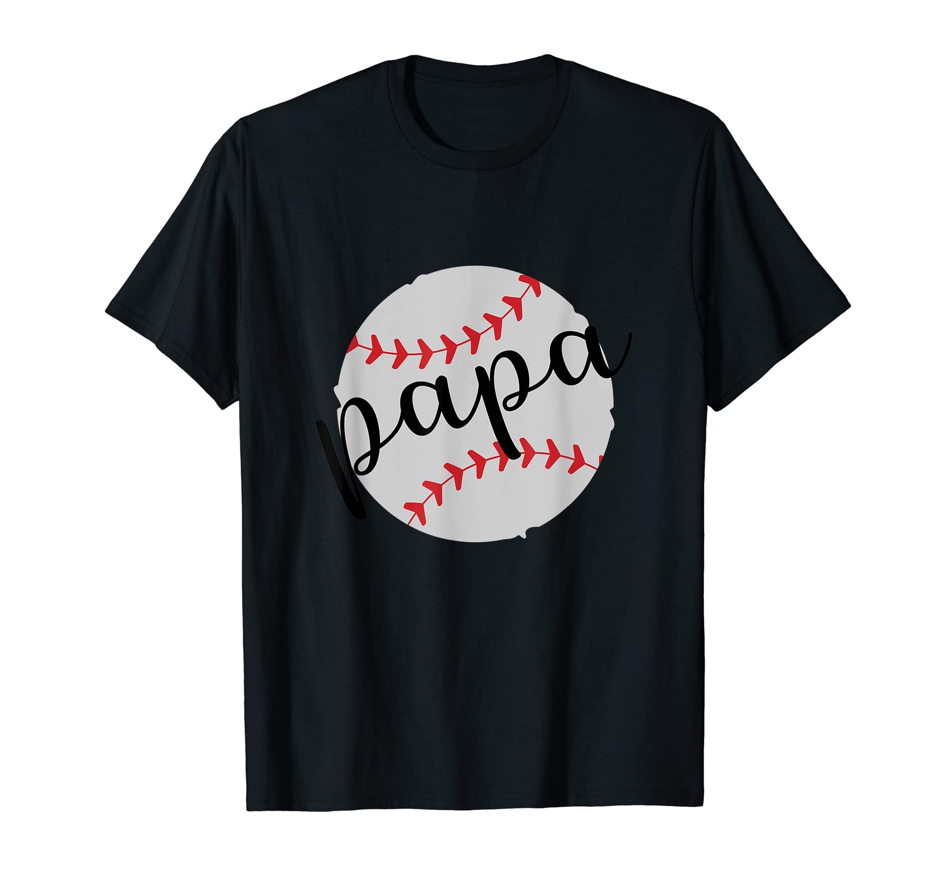 Baseball Papa Father Funny Dad Husband T-Shirt - Minimalist Print Unisex - T-Shirt, Sweatshirt, Hoodie
