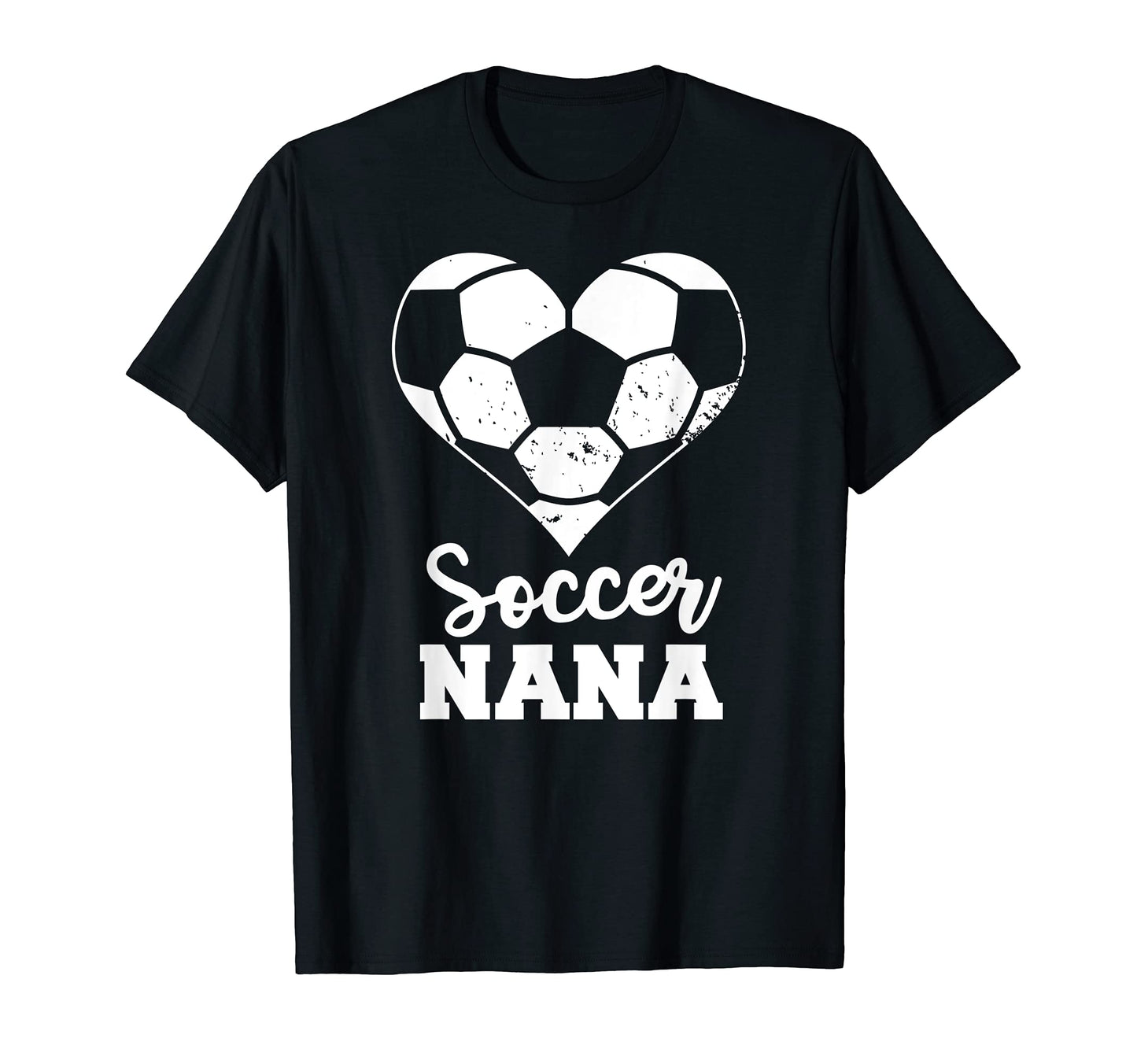 Soccer Nana Heart Funny Soccer T-Shirt - Unique Graphic for Adults - T-Shirt, Sweatshirt, Hoodie