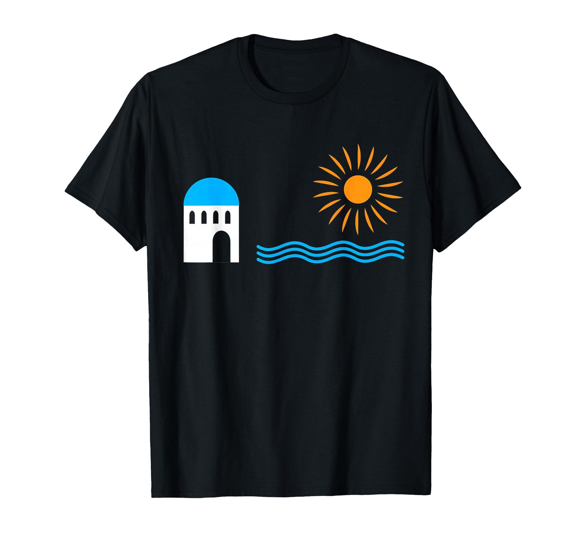 Greece Gift Flag Greece Greek Hellas T-Shirt - Custom Art Print Unisex - T-Shirt, Sweatshirt, Hoodie