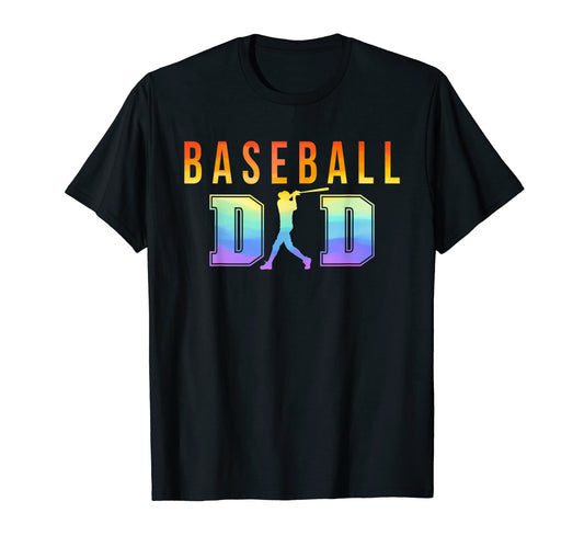 Baseball Dad Coach Fathers Day Baseball T-Shirt - Custom Art Print Unisex - T-Shirt, Sweatshirt, Hoodie