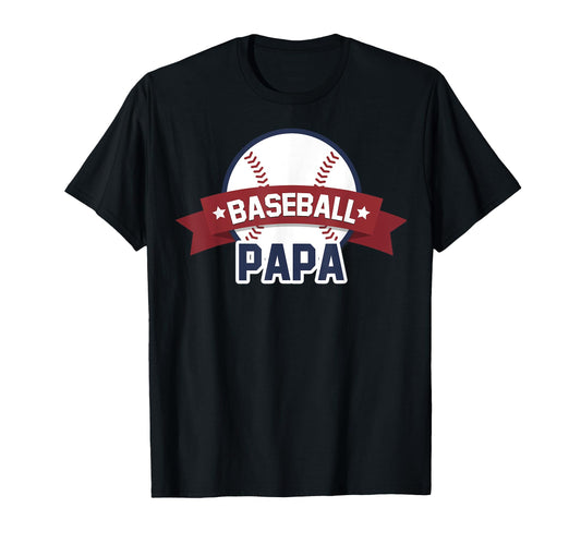 Baseball Papa Sport Coach Gifts T-Shirt - Casual Everyday Wear for Adults - T-Shirt, Sweatshirt, Hoodie