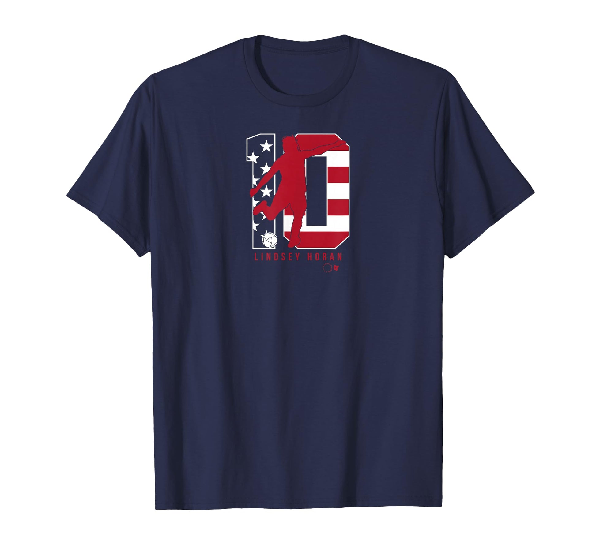 Lindsey Horan 10 Uswnt Players T-Shirt - Custom Art Print Unisex - T-Shirt, Sweatshirt, Hoodie