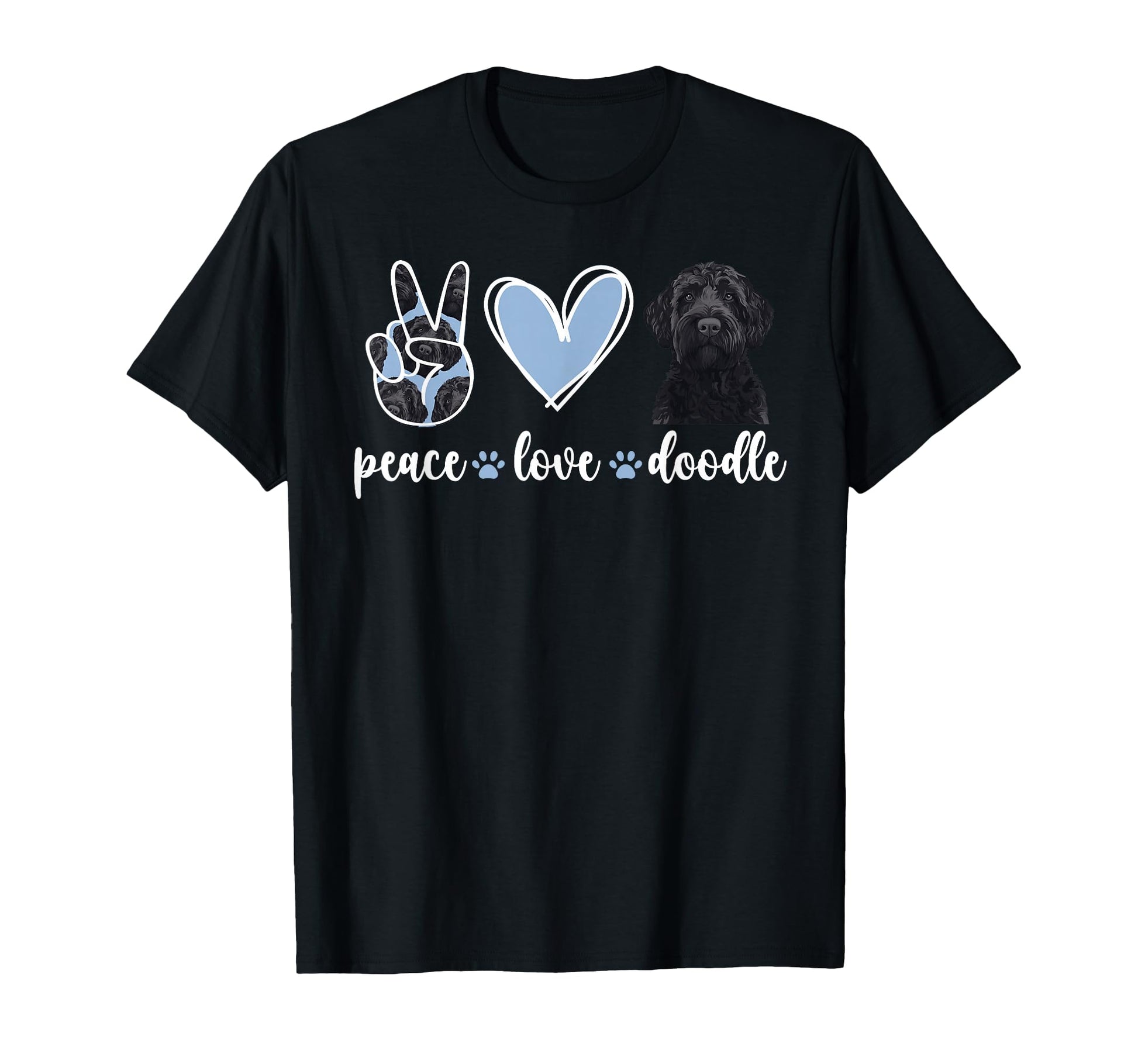 Peace Love Doodle Black Doodle Owner T-Shirt - Streetwear Style Unisex - T-Shirt, Sweatshirt, Hoodie
