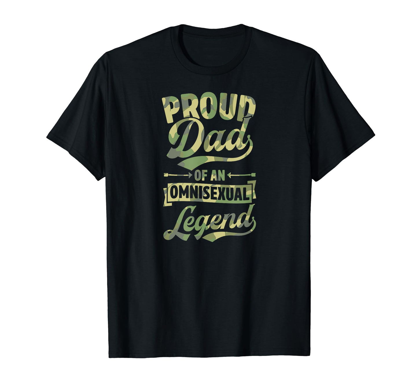 Proud Dad Omnisexual Legend T-Shirt - Custom Art Print for Adults - T-Shirt, Sweatshirt, Hoodie
