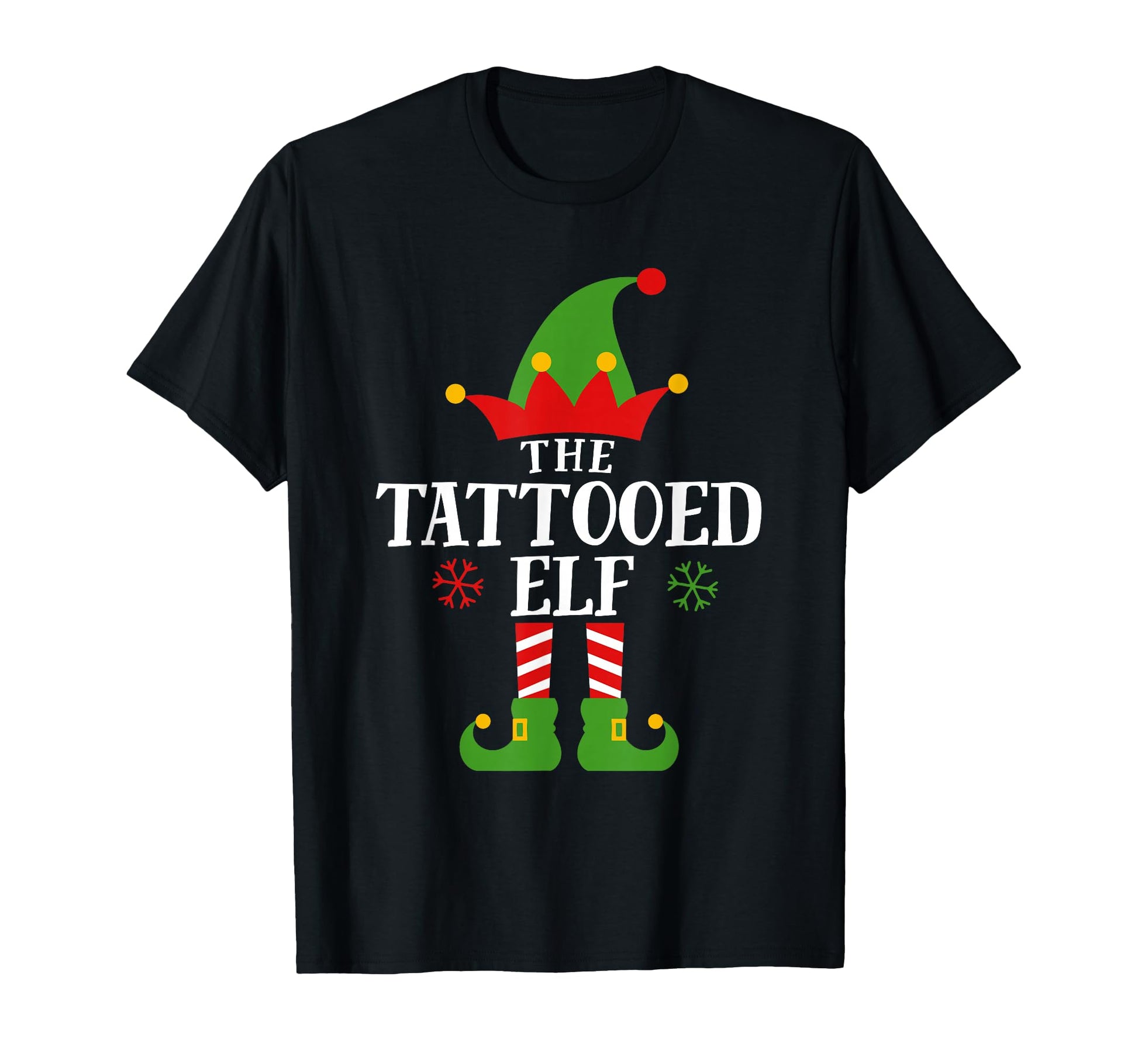 Tattooed Elf Funny Matching Family Group T-Shirt - Trendy Graphic Unisex - T-Shirt, Sweatshirt, Hoodie