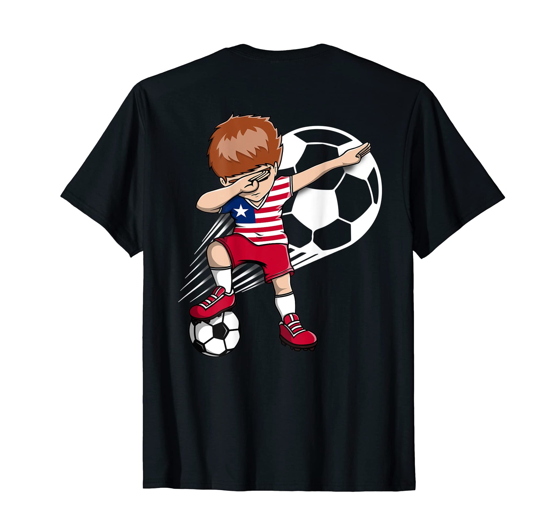 Dabbing Soccer Liberia Jersey Liberian T-Shirt - Novelty Apparel Unisex - T-Shirt, Sweatshirt, Hoodie