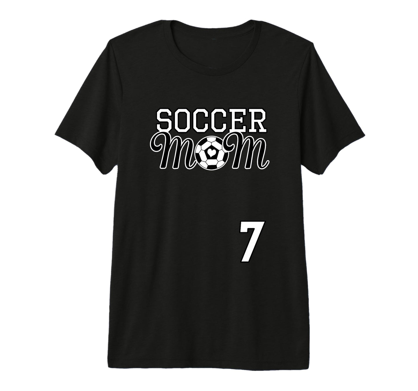 Number 7 Soccer Mom Mothers Day 7 T-Shirt - Casual Everyday Wear Unisex - T-Shirt, Sweatshirt, Hoodie
