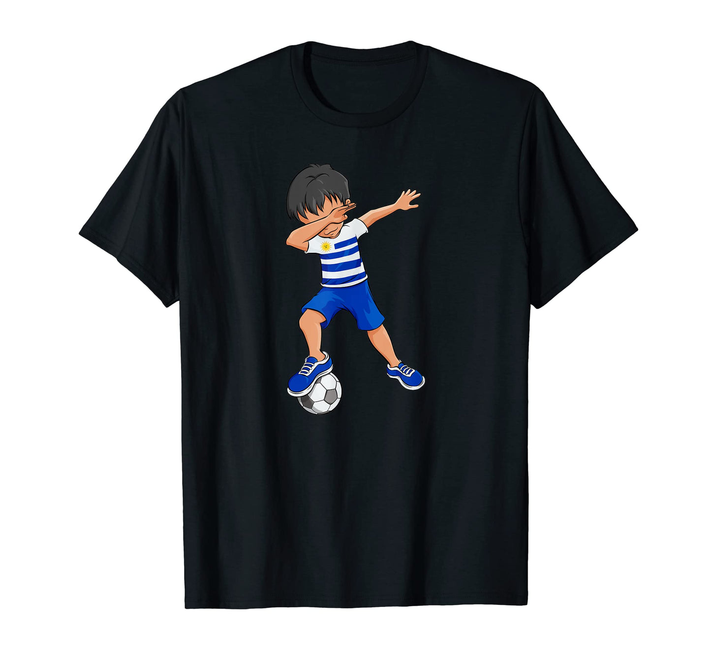 Dabbing Support Jersey Uruguay Soccer T-Shirt - Aesthetic Graphic Unisex - T-Shirt, Sweatshirt, Hoodie