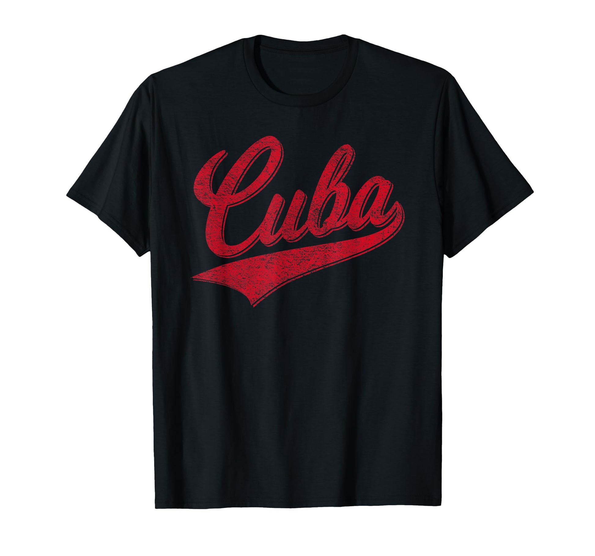 Cuba Baseball Varsity Script Sports T-Shirt - Aesthetic Graphic Men Women - T-Shirt, Sweatshirt, Hoodie