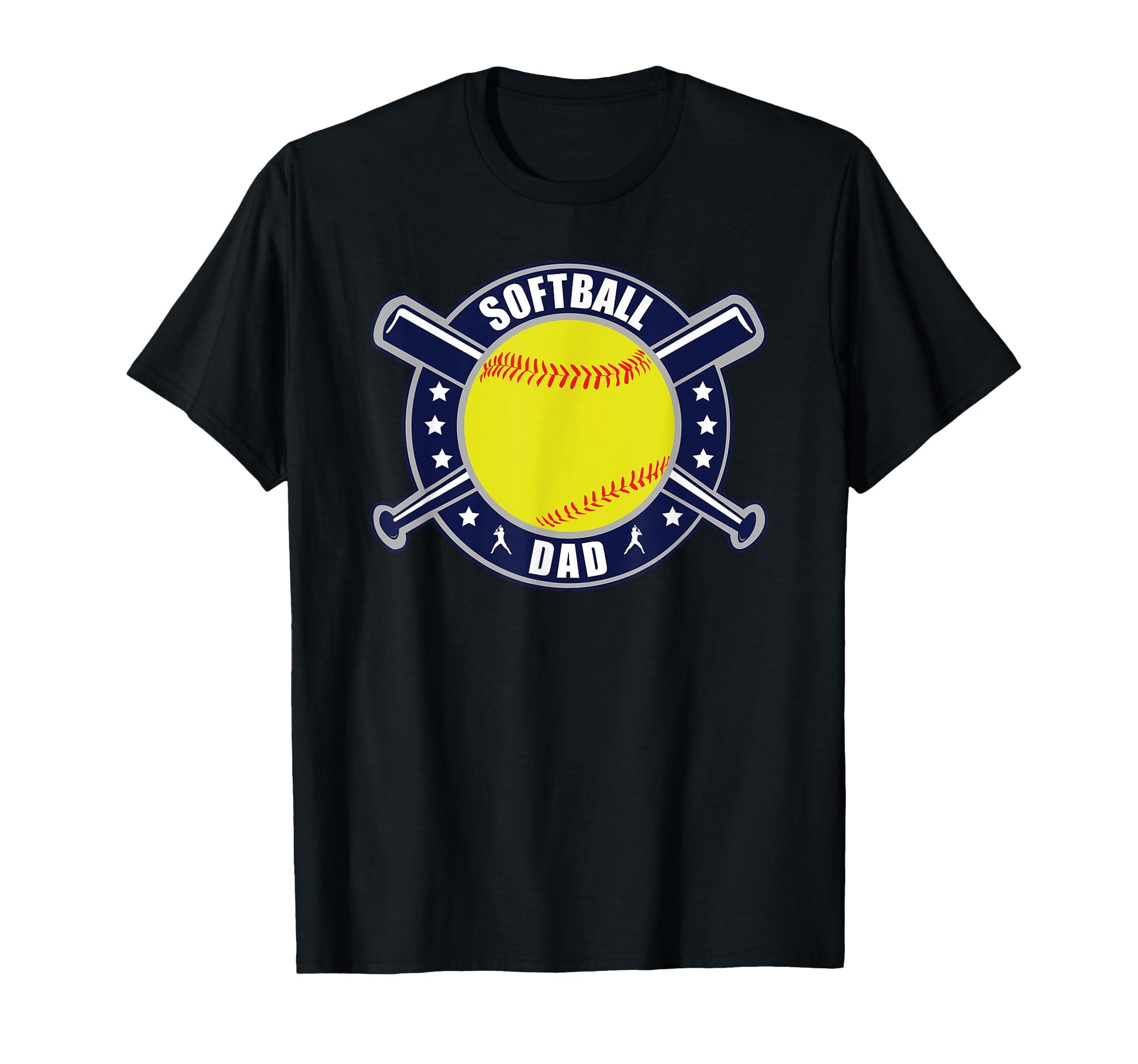 Funny Softball Dad Shirts Softball T-Shirt - Custom Art Print Men Women - T-Shirt, Sweatshirt, Hoodie