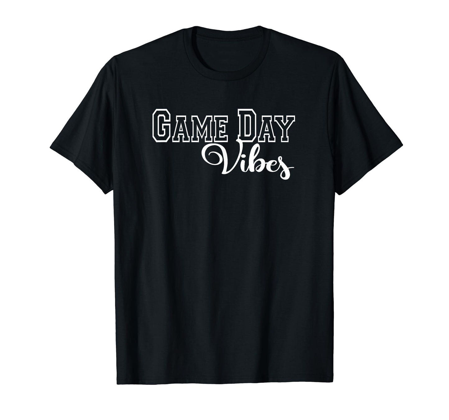Game Day Vibes Baseball Basketball T-Shirt - Minimalist Print for Adults - T-Shirt, Sweatshirt, Hoodie