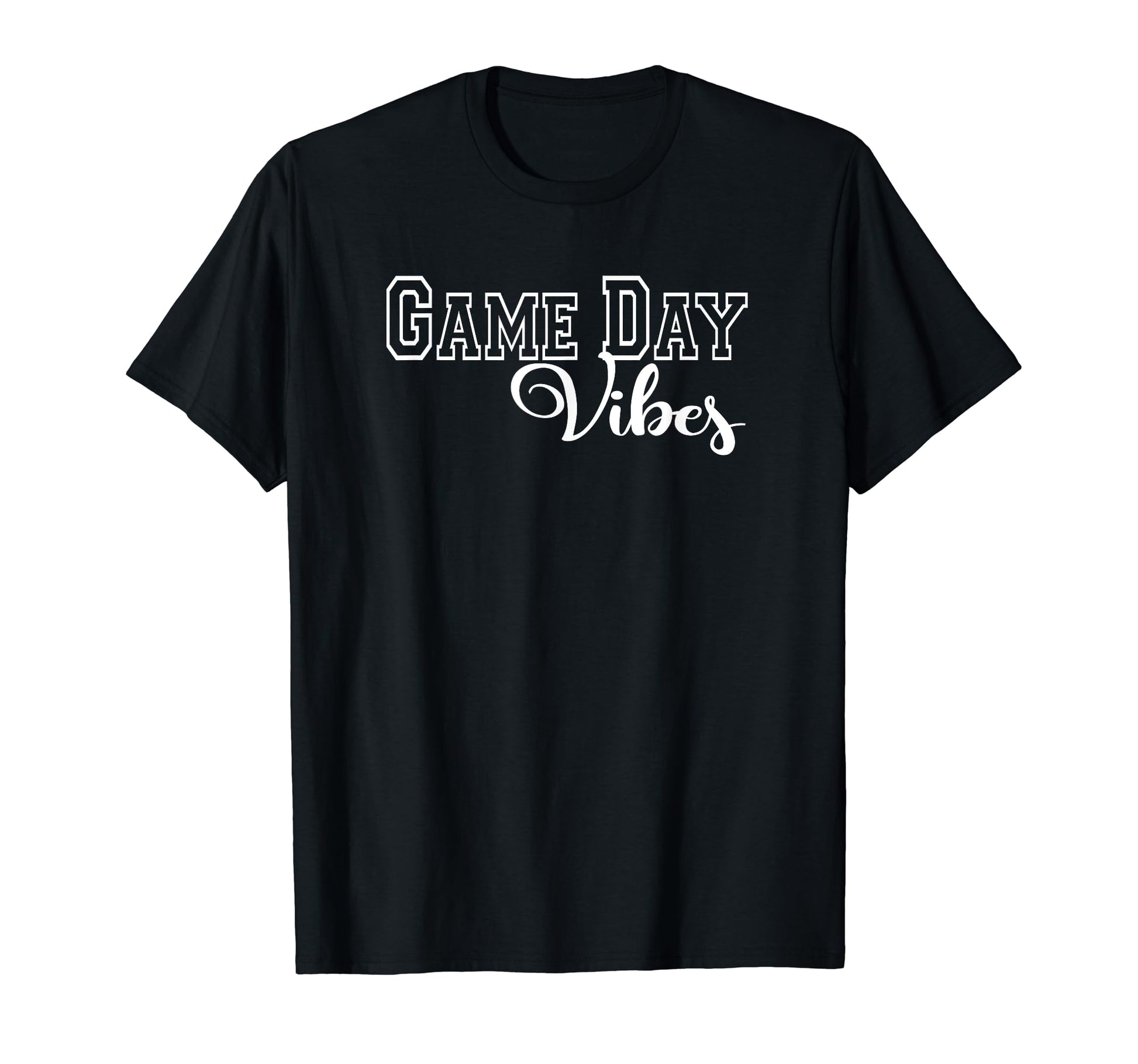 Game Day Vibes Baseball Basketball T-Shirt - Minimalist Print for Adults - T-Shirt, Sweatshirt, Hoodie