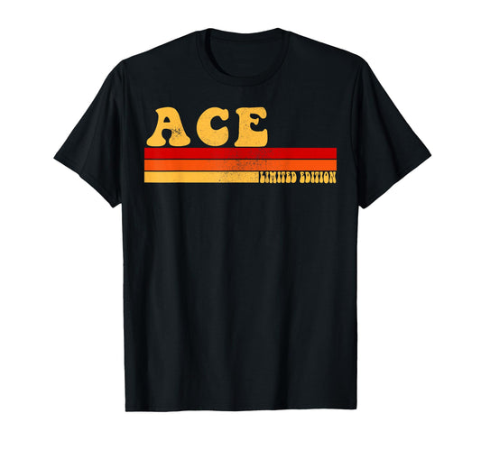 Amastyle Co Ace Name Personalized T-Shirt - Casual Everyday Wear Unisex - T-Shirt, Sweatshirt, Hoodie