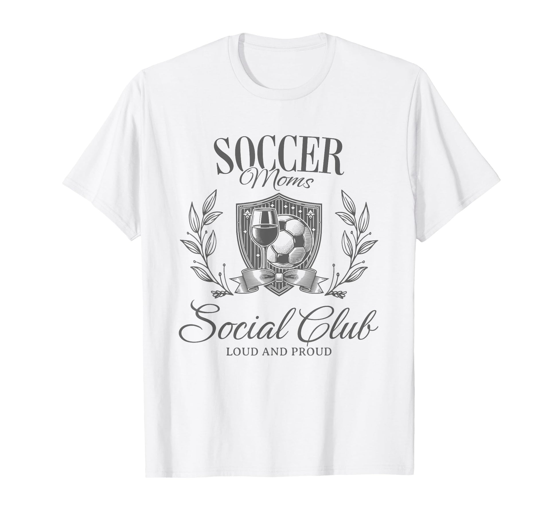 Soccer Team Mom Bow Gift Soccer Moms T-Shirt - Custom Art Print Unisex - T-Shirt, Sweatshirt, Hoodie