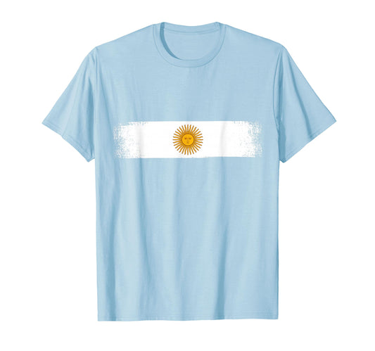 Argentina Flag National Pride Sports T-Shirt - Custom Art Print for Adults - T-Shirt, Sweatshirt, Hoodie