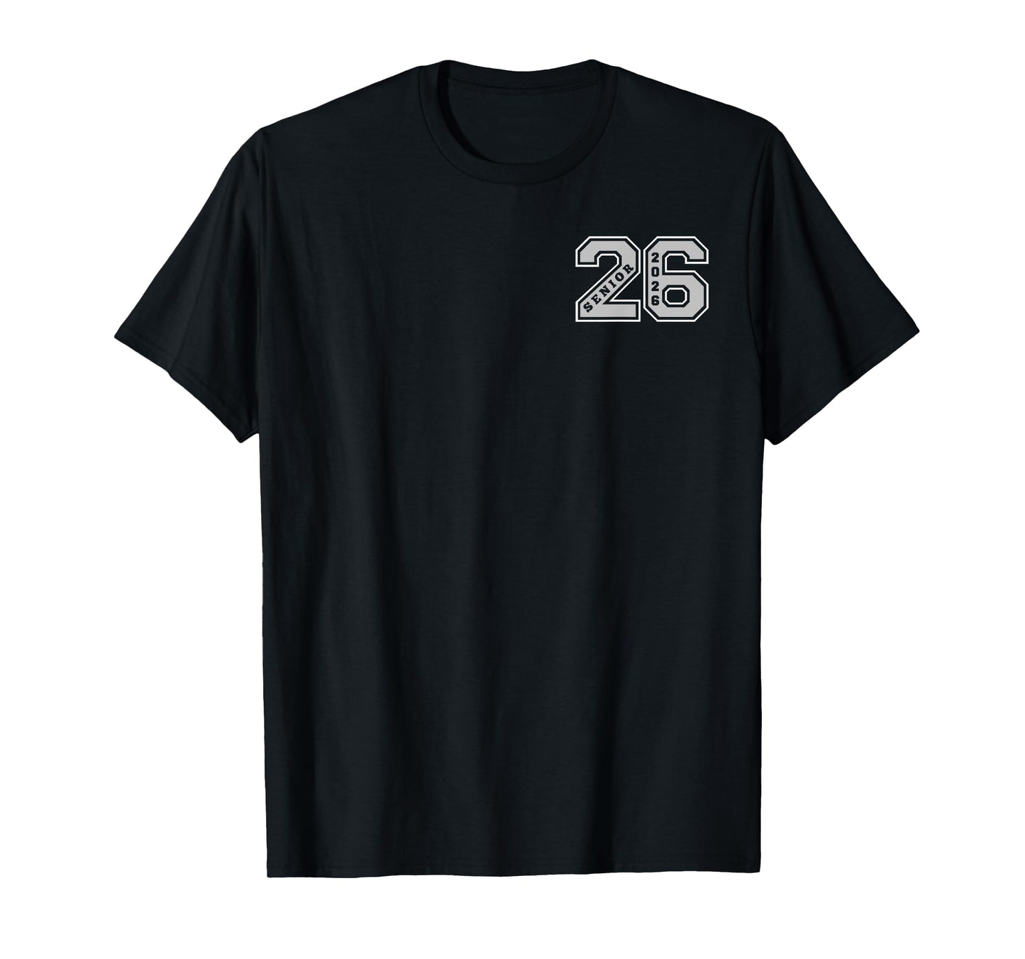 Proud Dad 2026 Senior Front Back T-Shirt - Casual Everyday Wear for Adults - T-Shirt, Sweatshirt, Hoodie