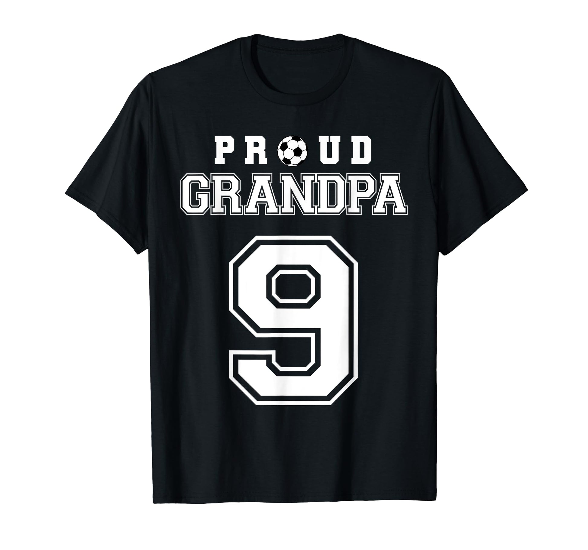 Number 9 Custom Proud Soccer Futbol T-Shirt - Novelty Apparel Men Women - T-Shirt, Sweatshirt, Hoodie
