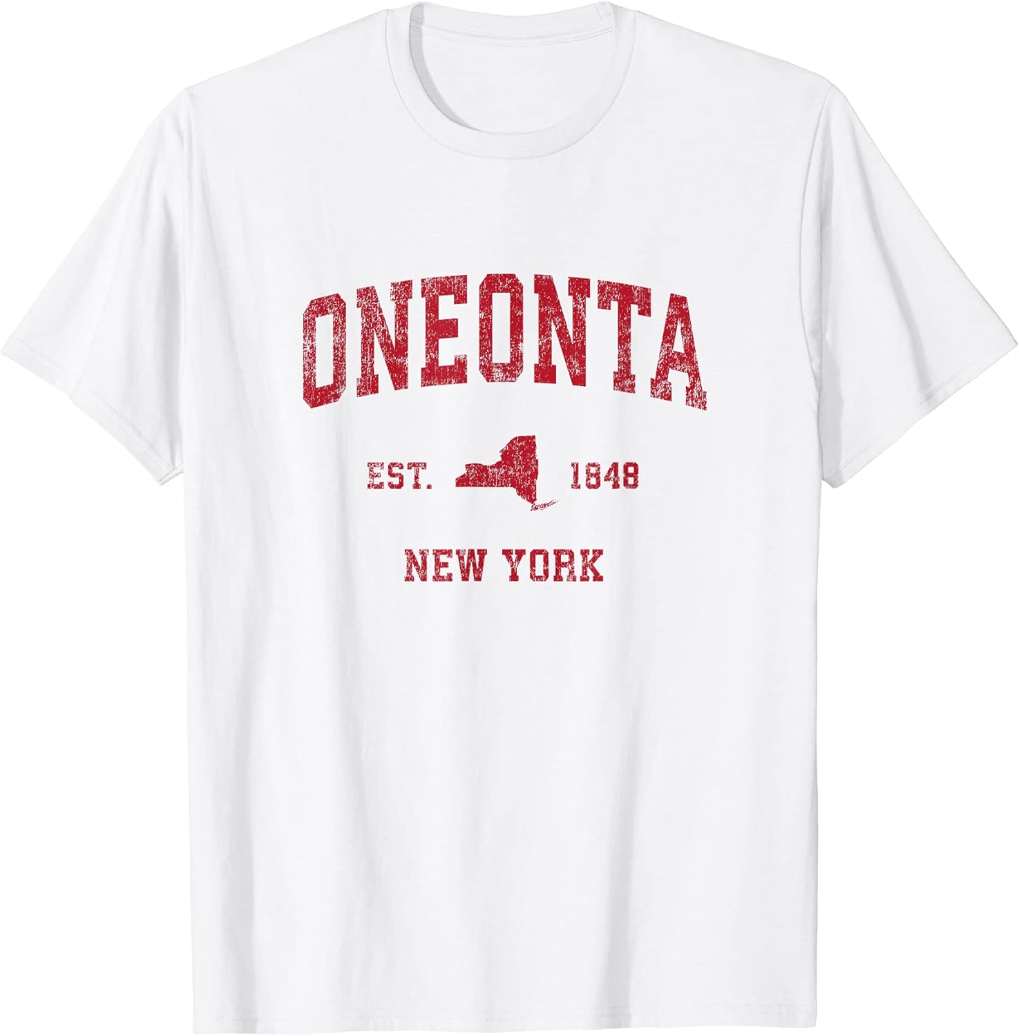 Oneonta New York NY Retro T-Shirts & Gifts Unisex T-shirt, Sweatshirt, Hoodie, Long Sleeve Tee - T-Shirt, Sweatshirt, Hoodie