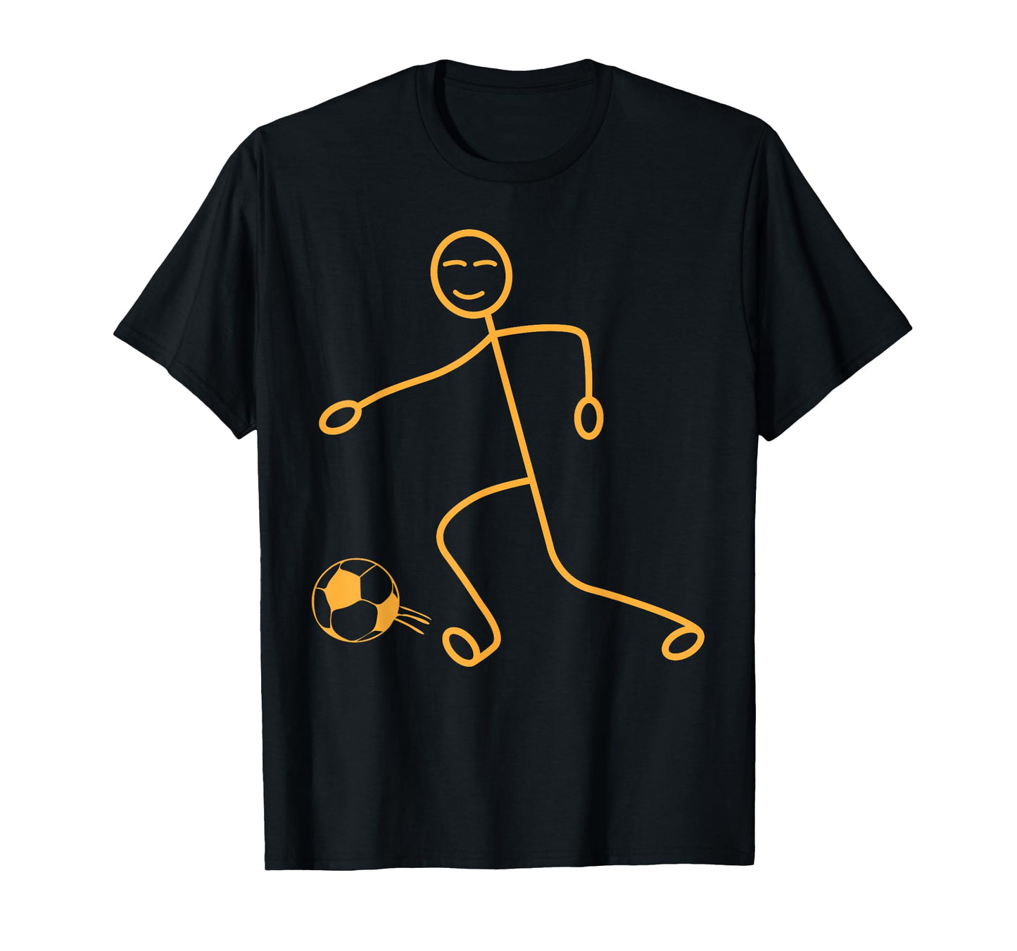 Soccer Stick Figure Soccer Player T-Shirt - Minimalist Print Men Women - T-Shirt, Sweatshirt, Hoodie